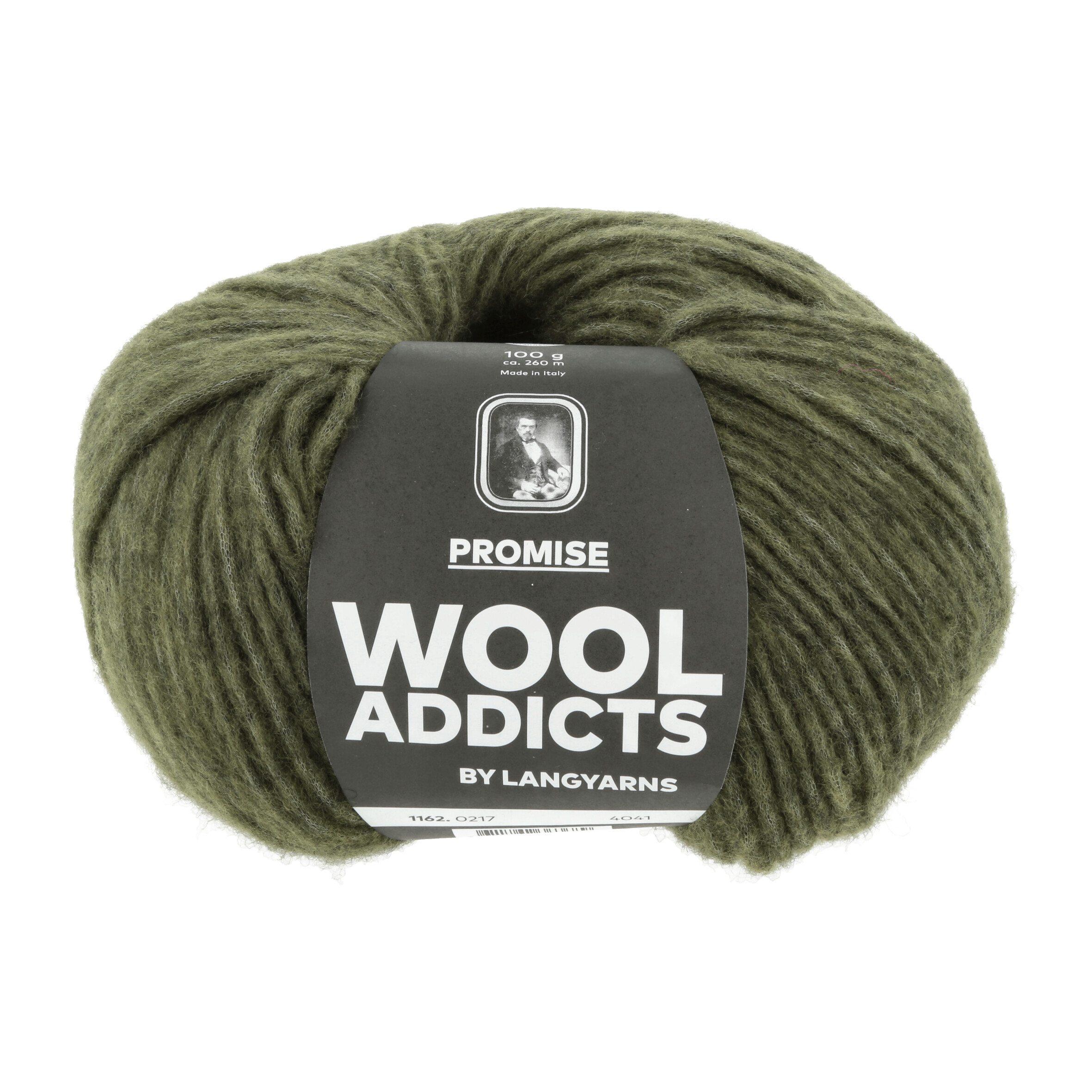 LANG WOOL ADDICTS PROMISE 217 OLIVGRÜN 100GR