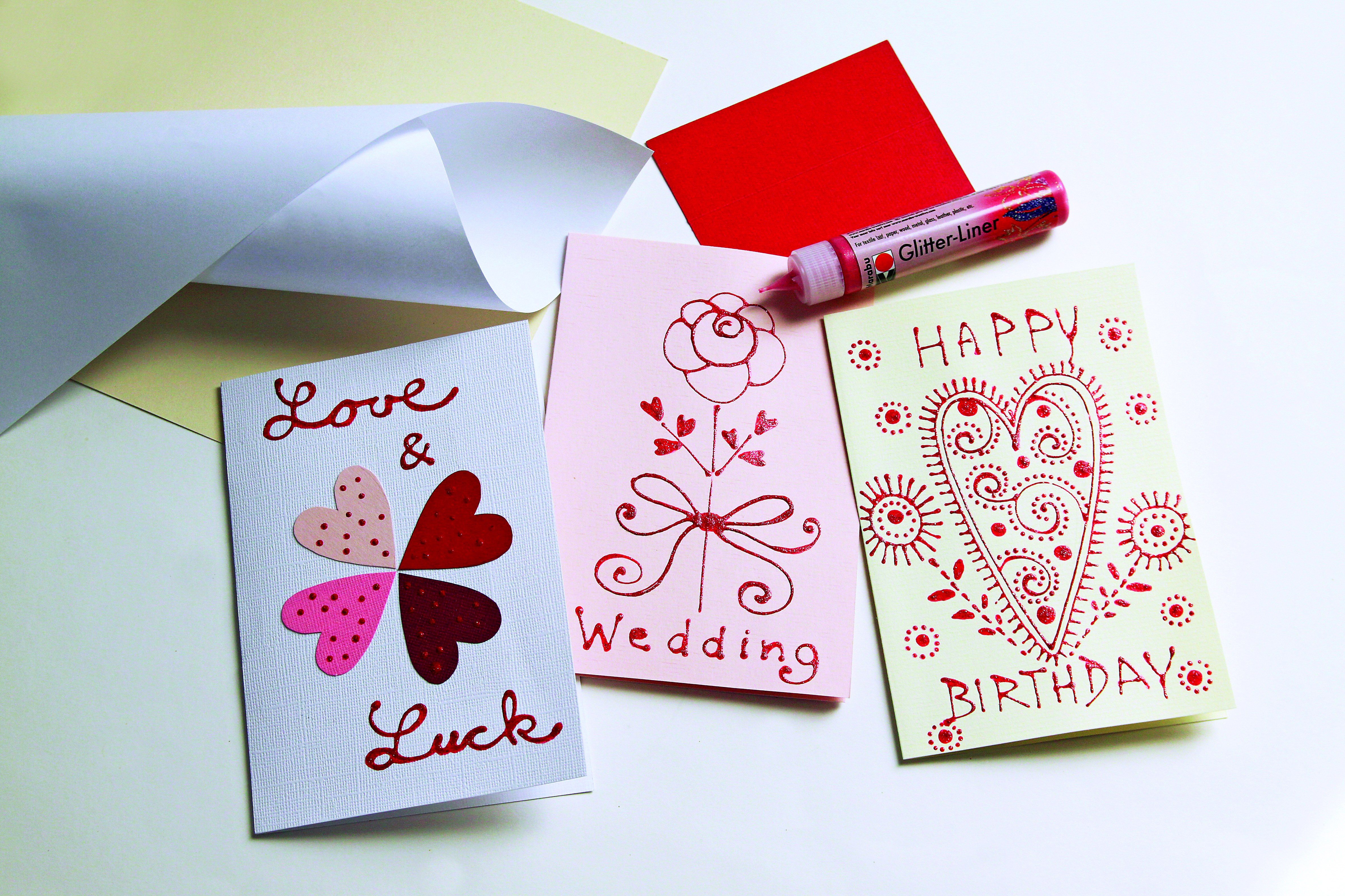 MARABU GLITTER PEN 582 SILBER