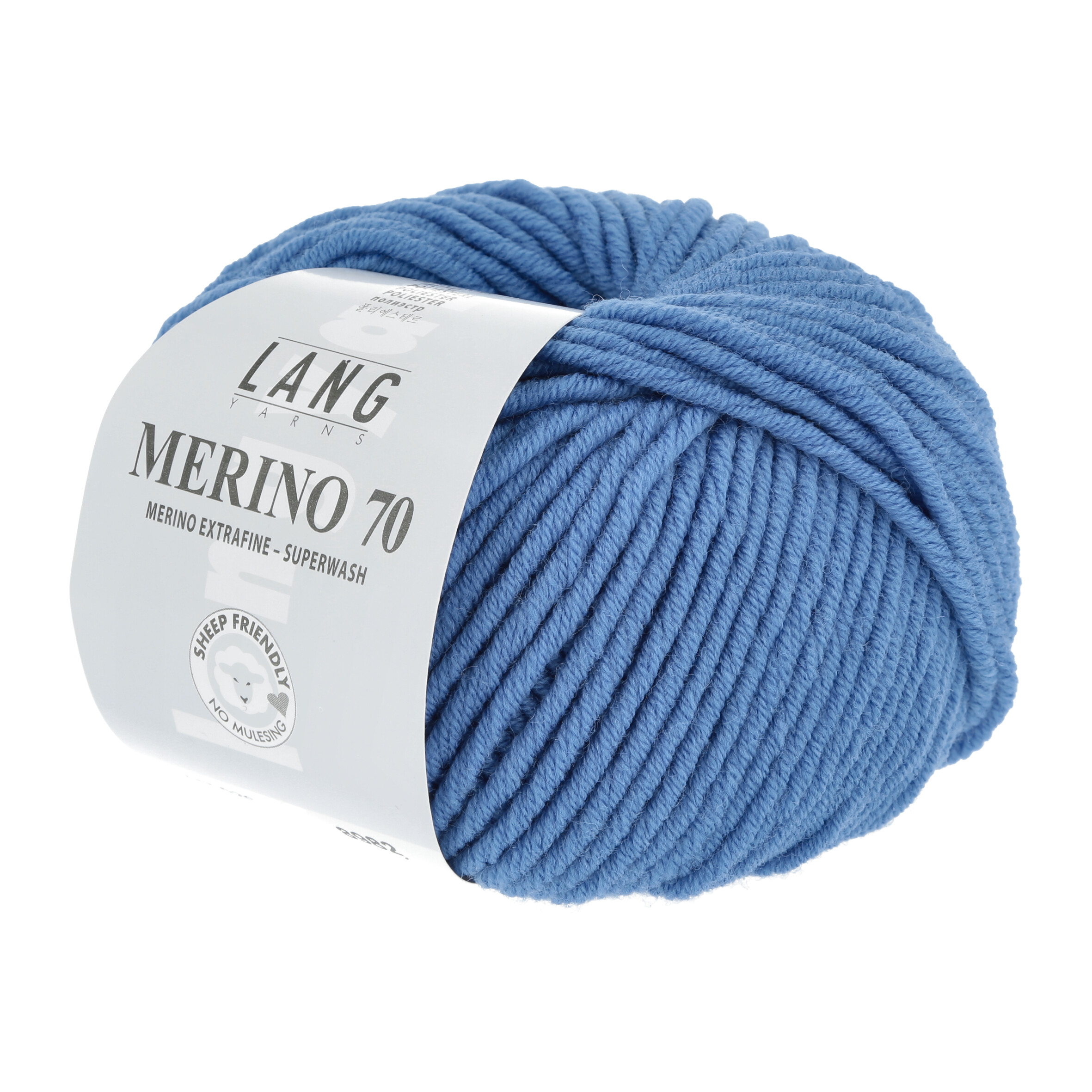 LANG MERINO 70 50GR 0206 BLAU