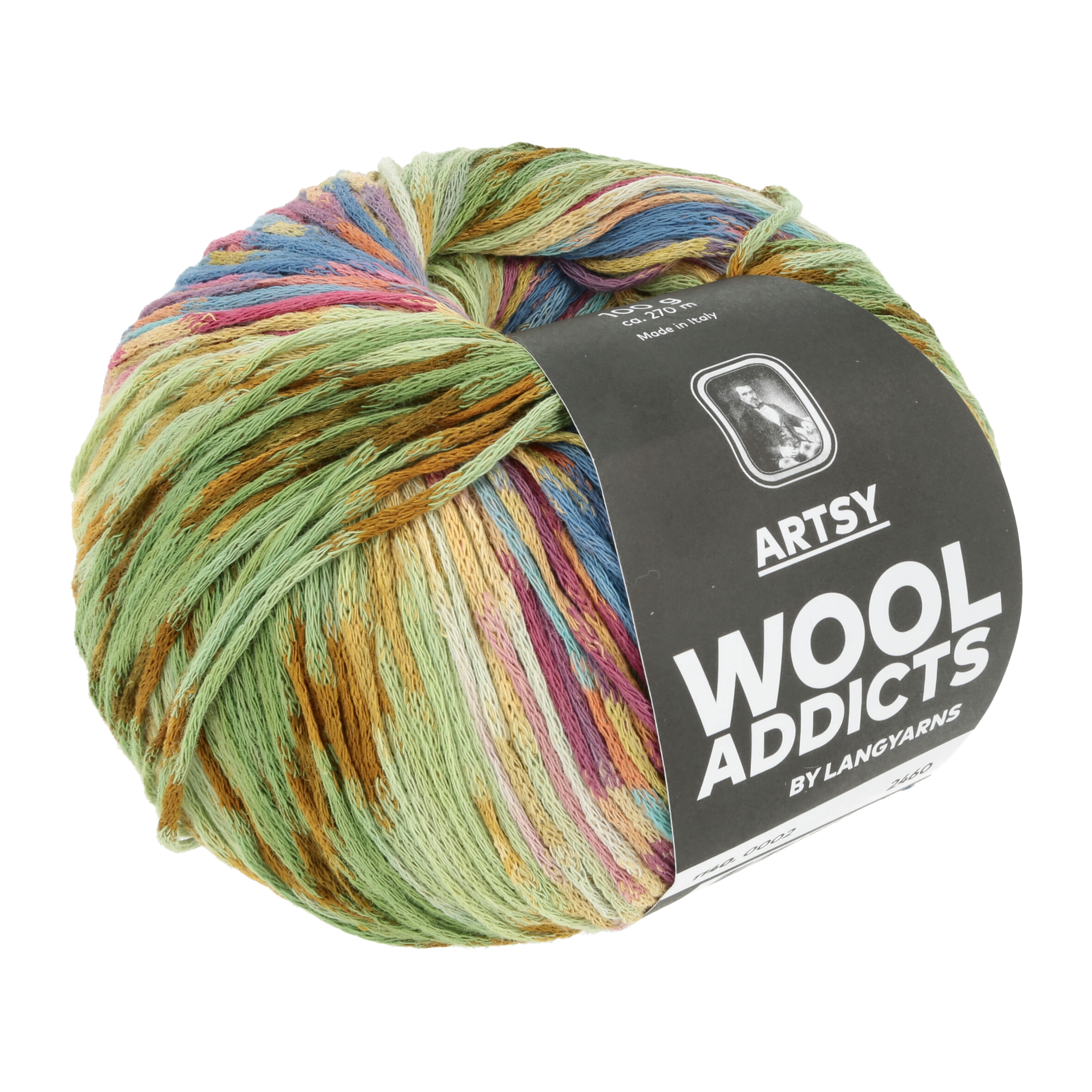 WOOL ADDICTS ARTSY 100GR. BUNT 0002 WOOL ADDICTS ARTSY 100GR. BUNT 0002