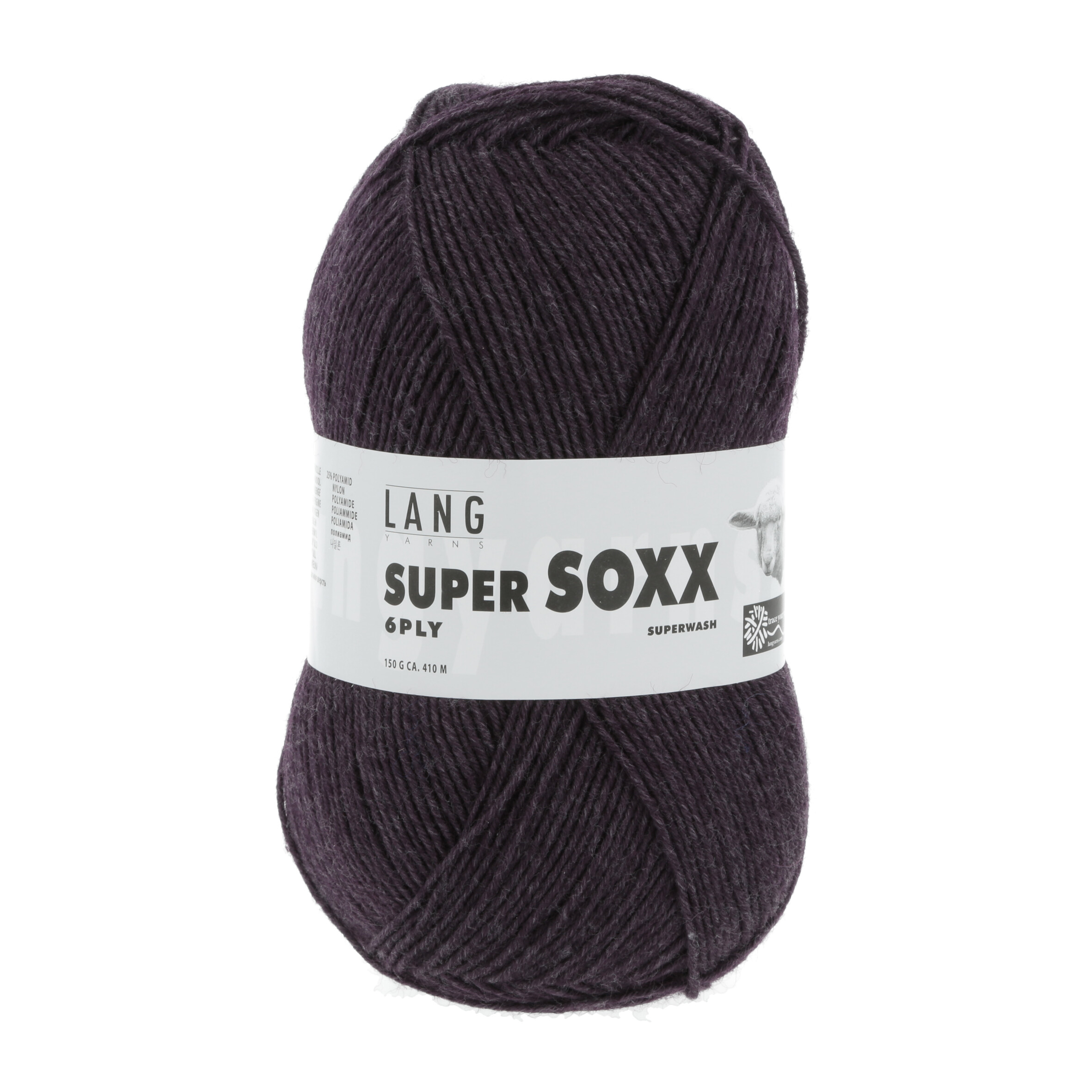 LANG SUPER SOXX  6FACH 150GR 080 VIOLETT