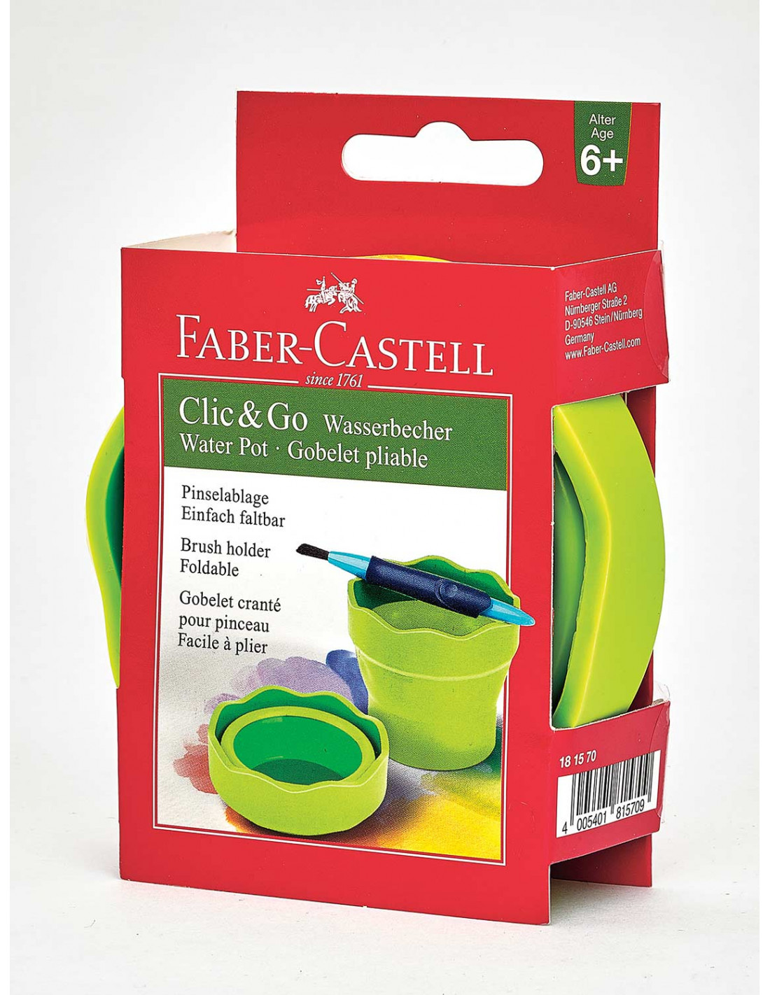 CLICK&GO CONTENITORE ACQUA FABER CASTELL