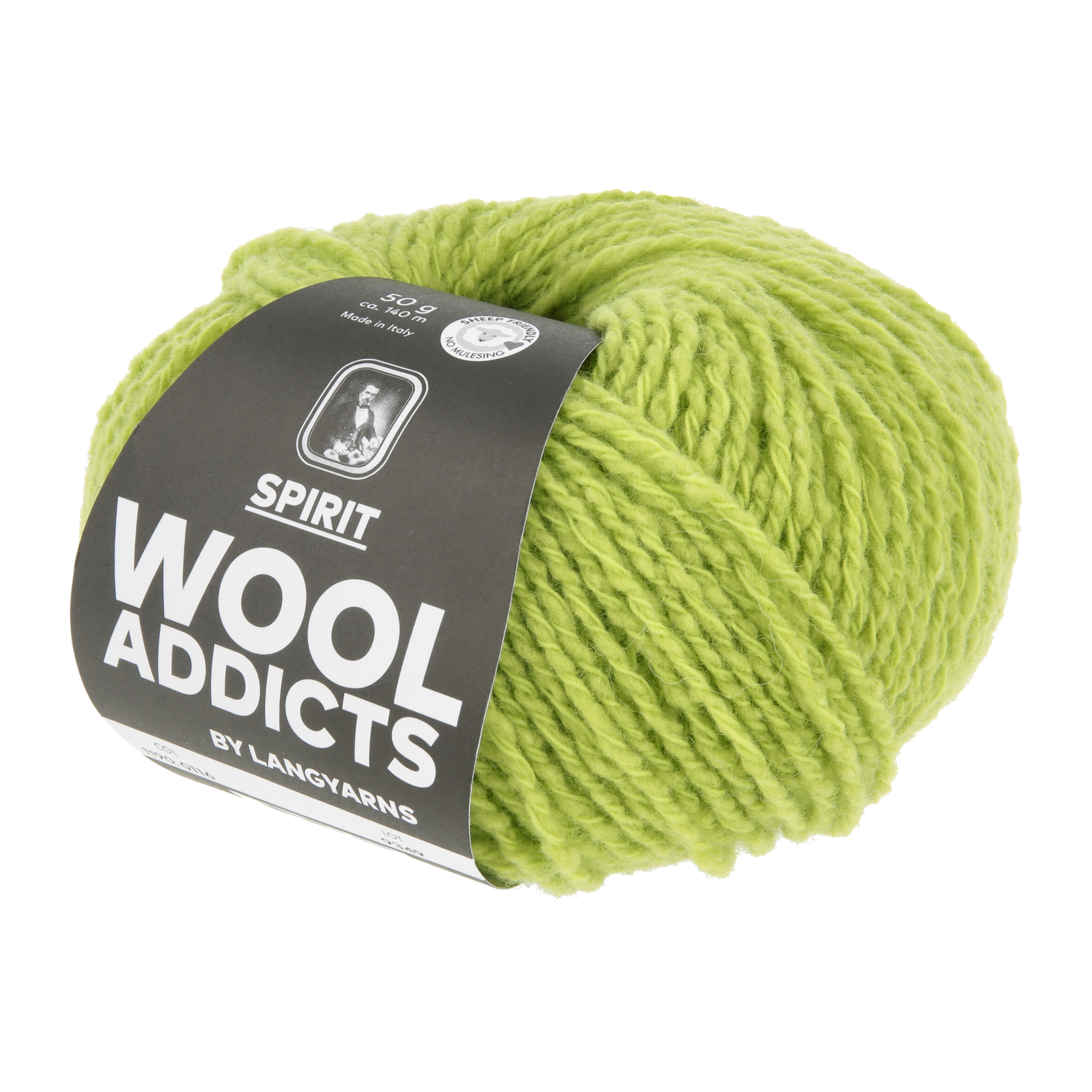 WOOL ADDICT SPIRIT 116 VERDE CHIARO 50GR