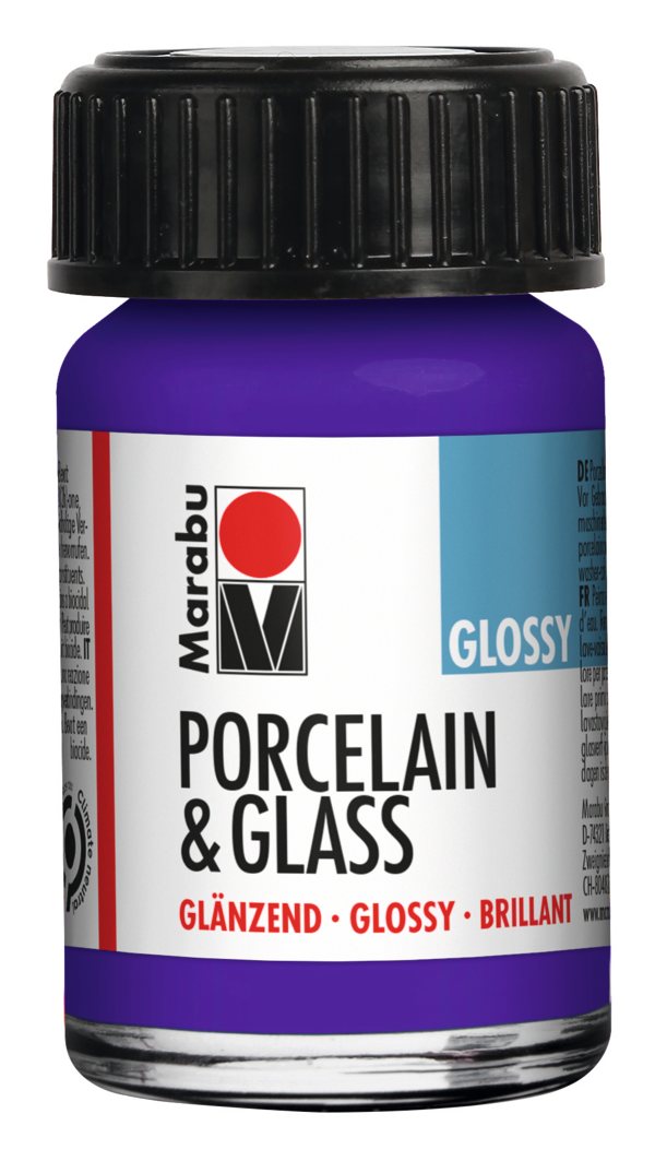 MARABU PORCELAIN & GLASS GLOSSY 15ML 251 VIOLETT MARABU PORCELAIN & GLASS GLOSSY 15ML 251 VIOLETT