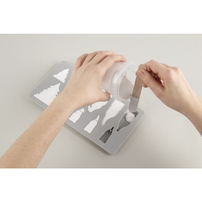 STAMPO IN SILICONE FAMIGLIA DI GNOMI