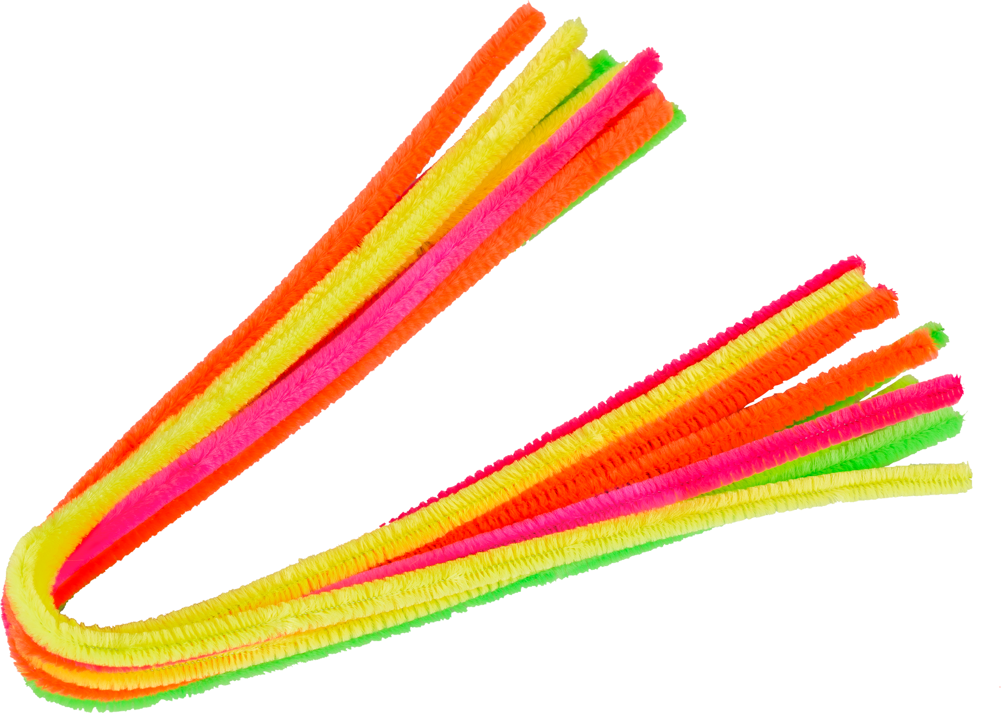 CHENILLEDRAHT 50CM Ø 8CM NEON