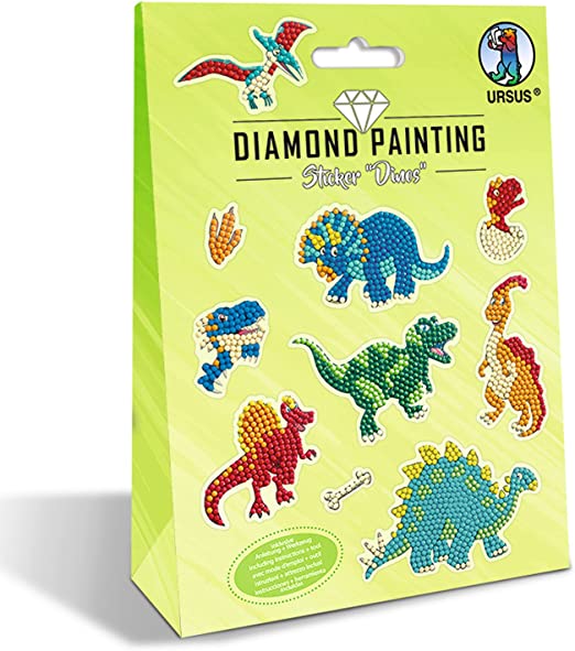 DIAMOND PAINTING STICKER SET DINOS