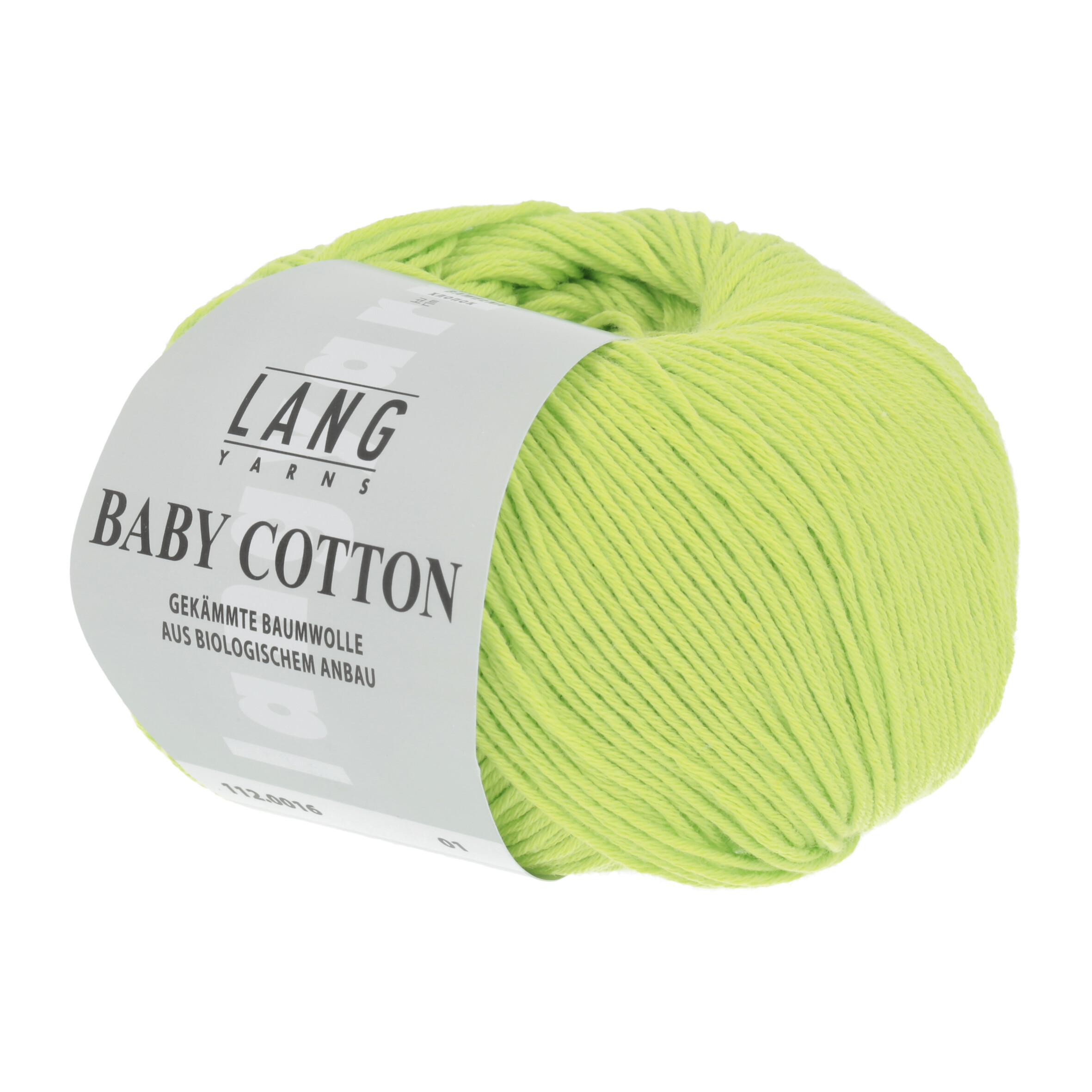 LANG BABY COTTON BIO 50GR 0016 HELLGRÜN