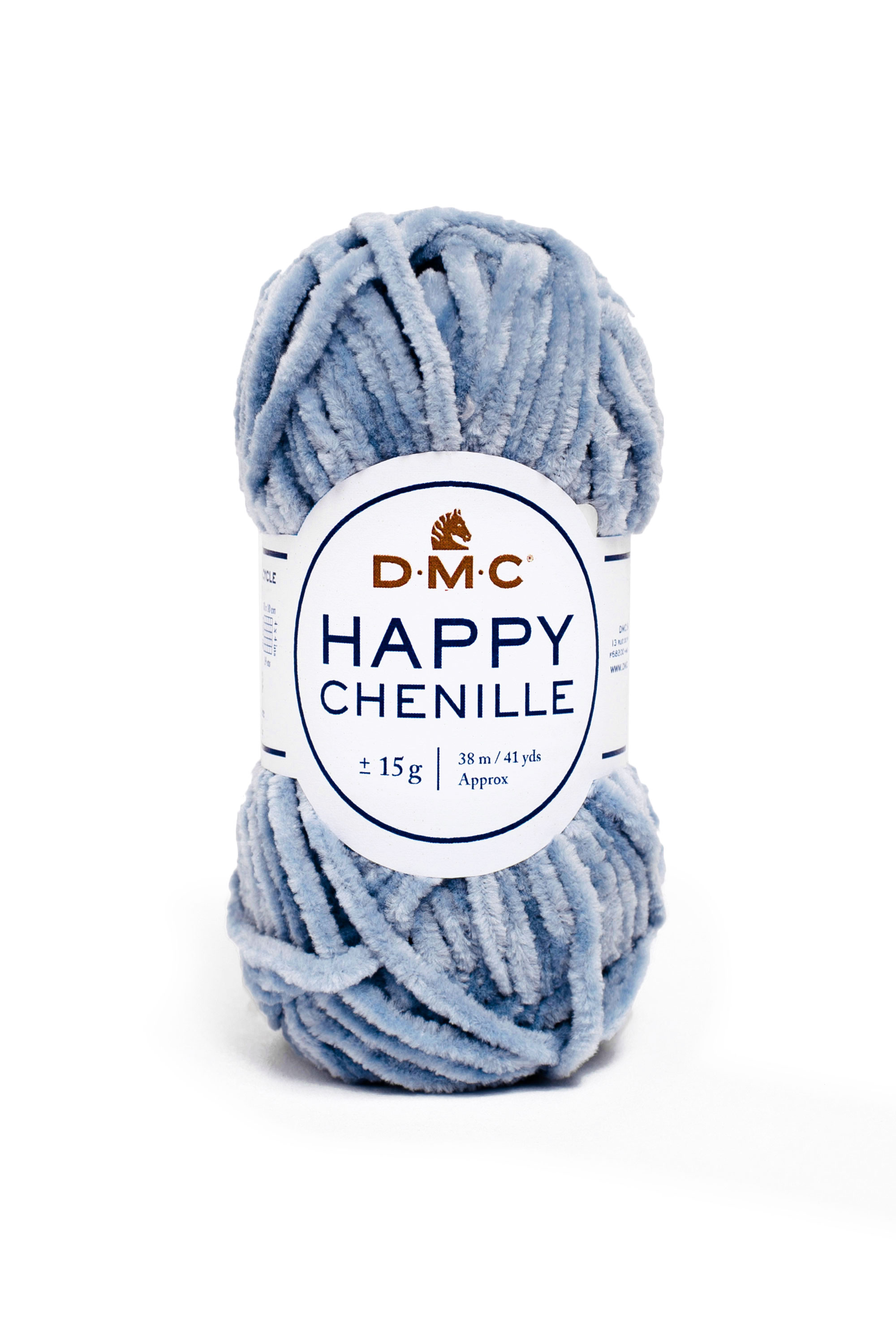 HAPPY CHENILLE D.M.C 15Gr. STAHLBLAU