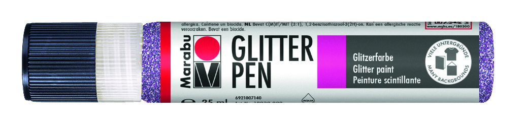 MARABU GLITTER PEN 507 LAVENDEL