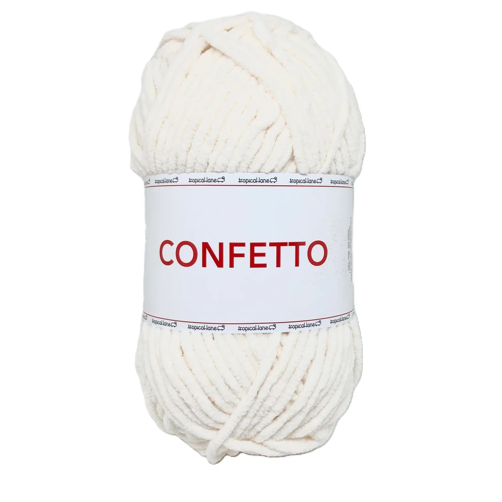 CONFETTO 100GR WEIß