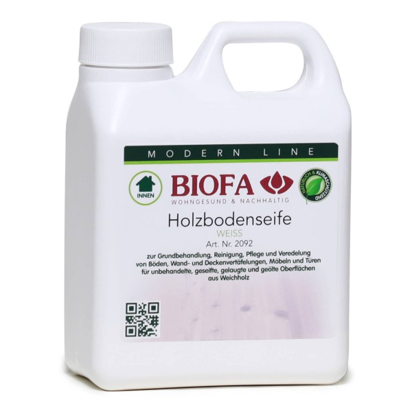 BIOFA 2092 HOLZBODENSEIFE WEISS 1LT