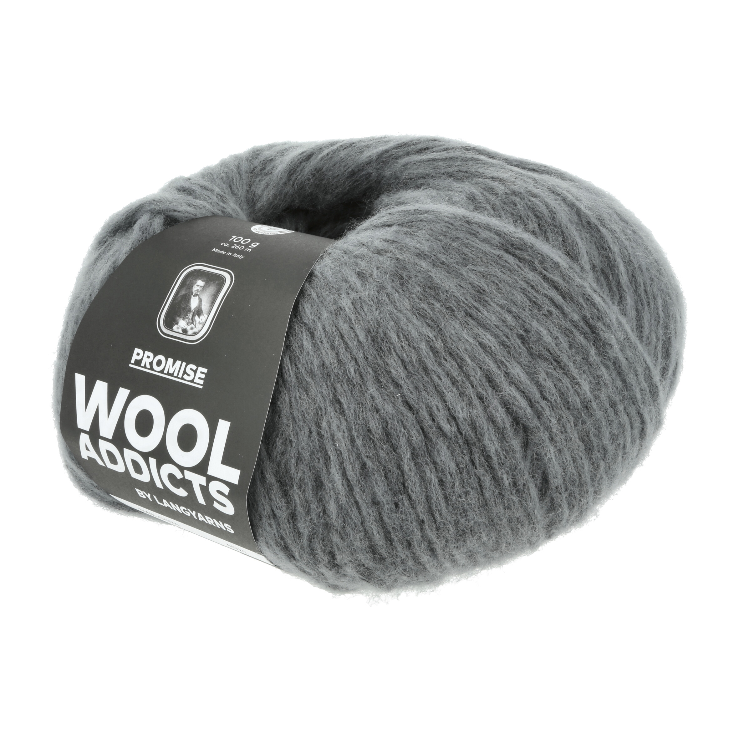 LANG WOOL ADDICTS PROMISE 034 GRAU 100GR