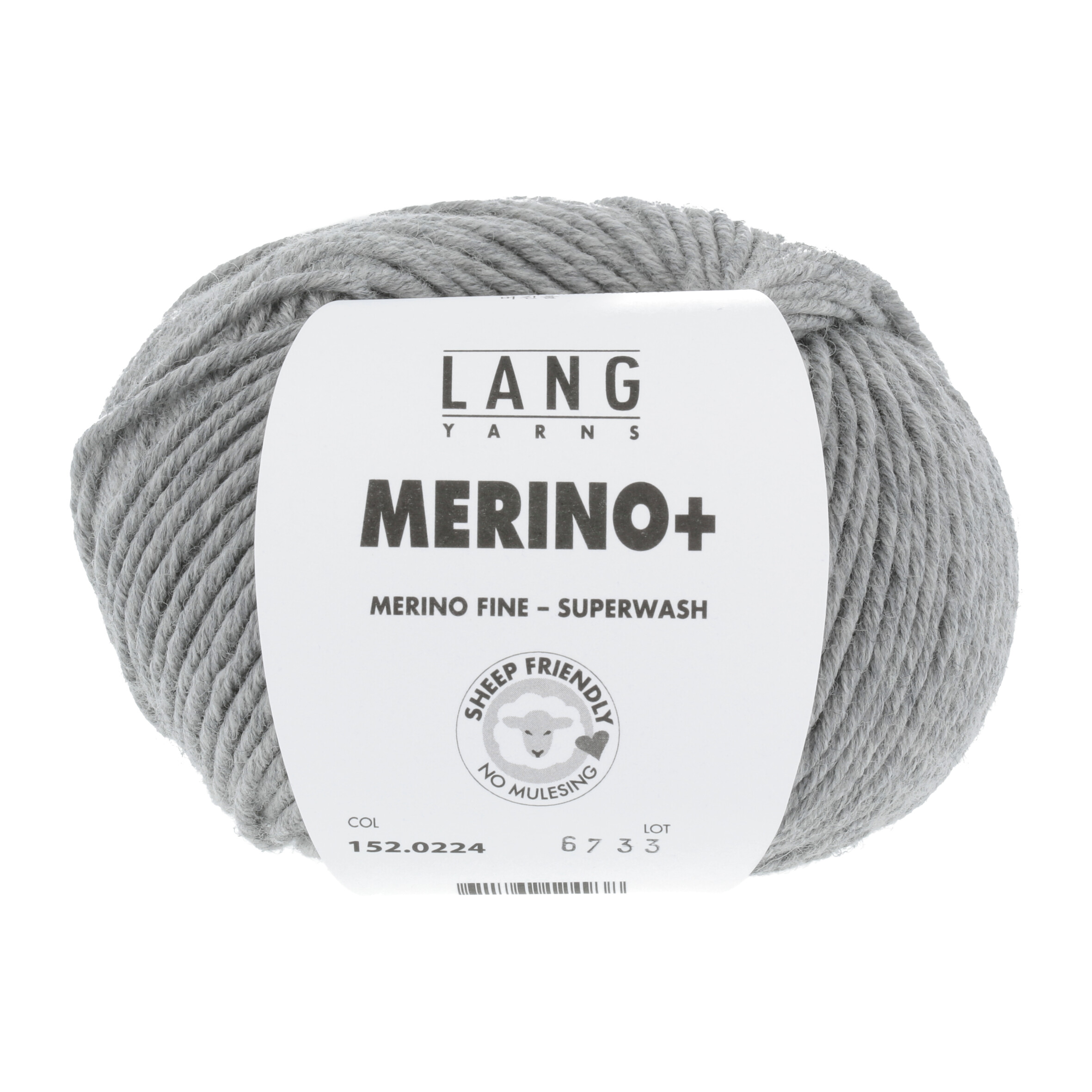 LANG MERINO + 50GR 0224 HELLGRAU