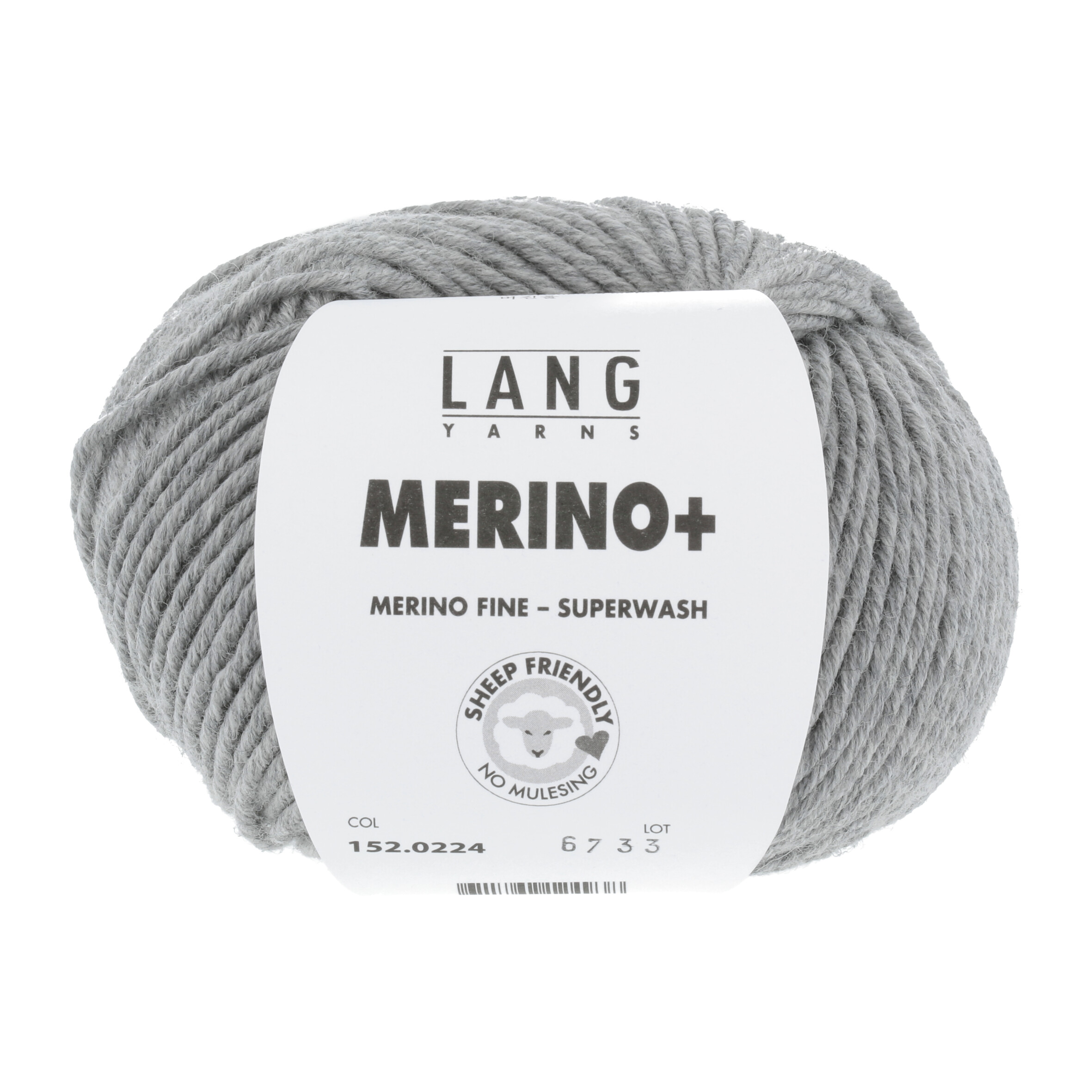 LANG MERINO + 50GR 0224 GRIGIO CHIARO