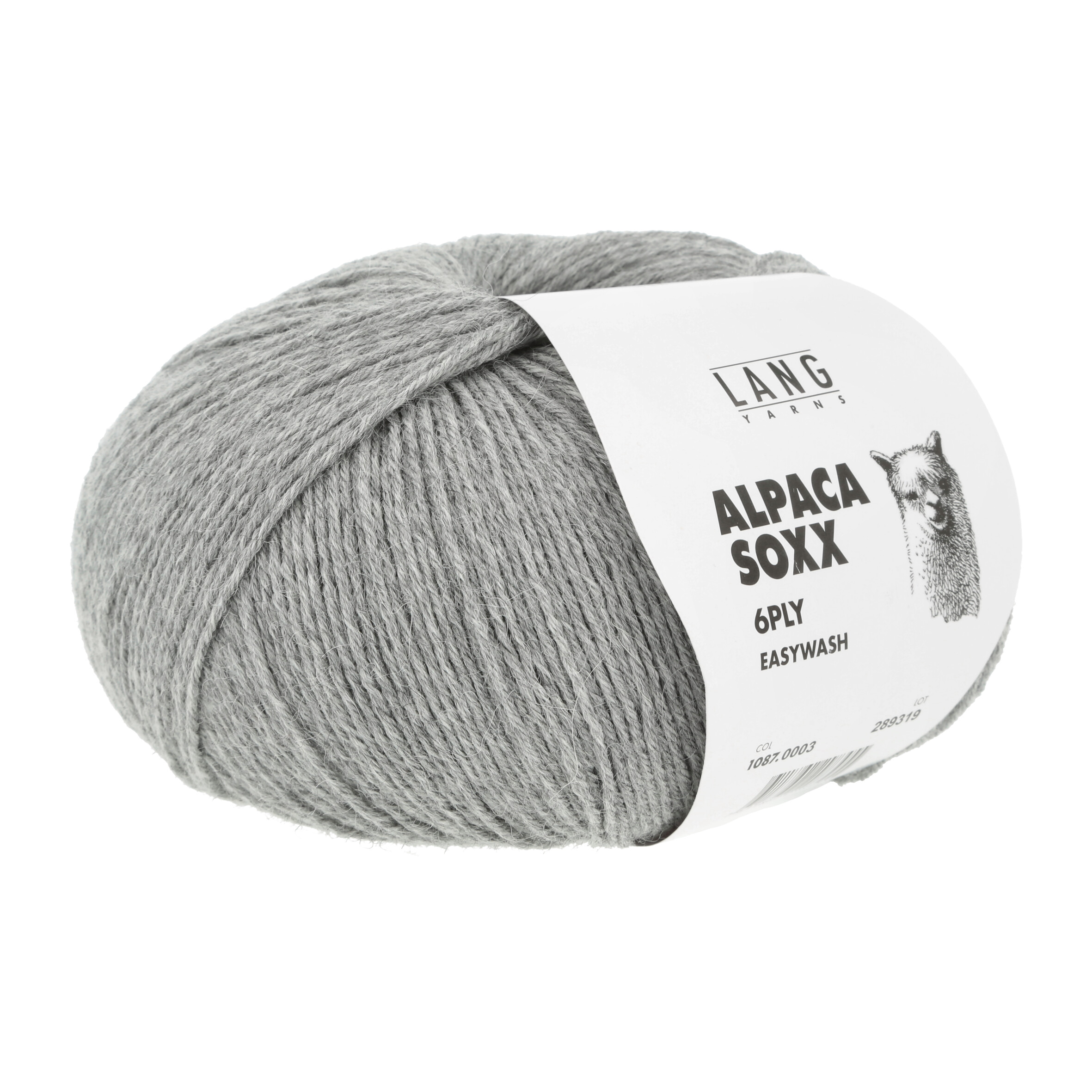 LANG ALPACA SOXX 6-FACH 150GR 0003 HELLGRAU