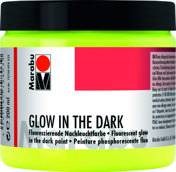 Marabu GLOW IN THE DARK Vernice fluorescente