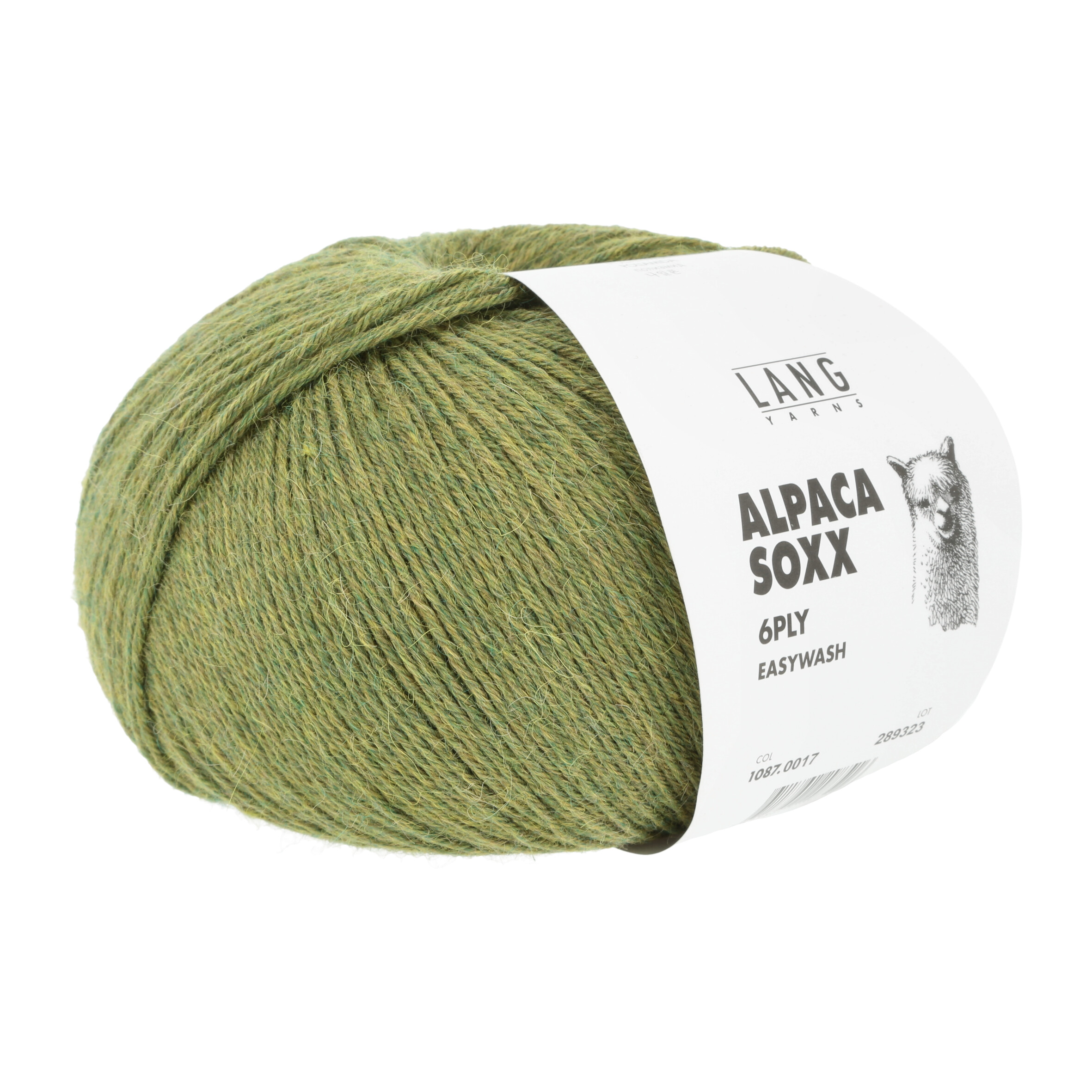 LANG ALPACA SOXX 6-FACH 150GR  0017 GRÜN