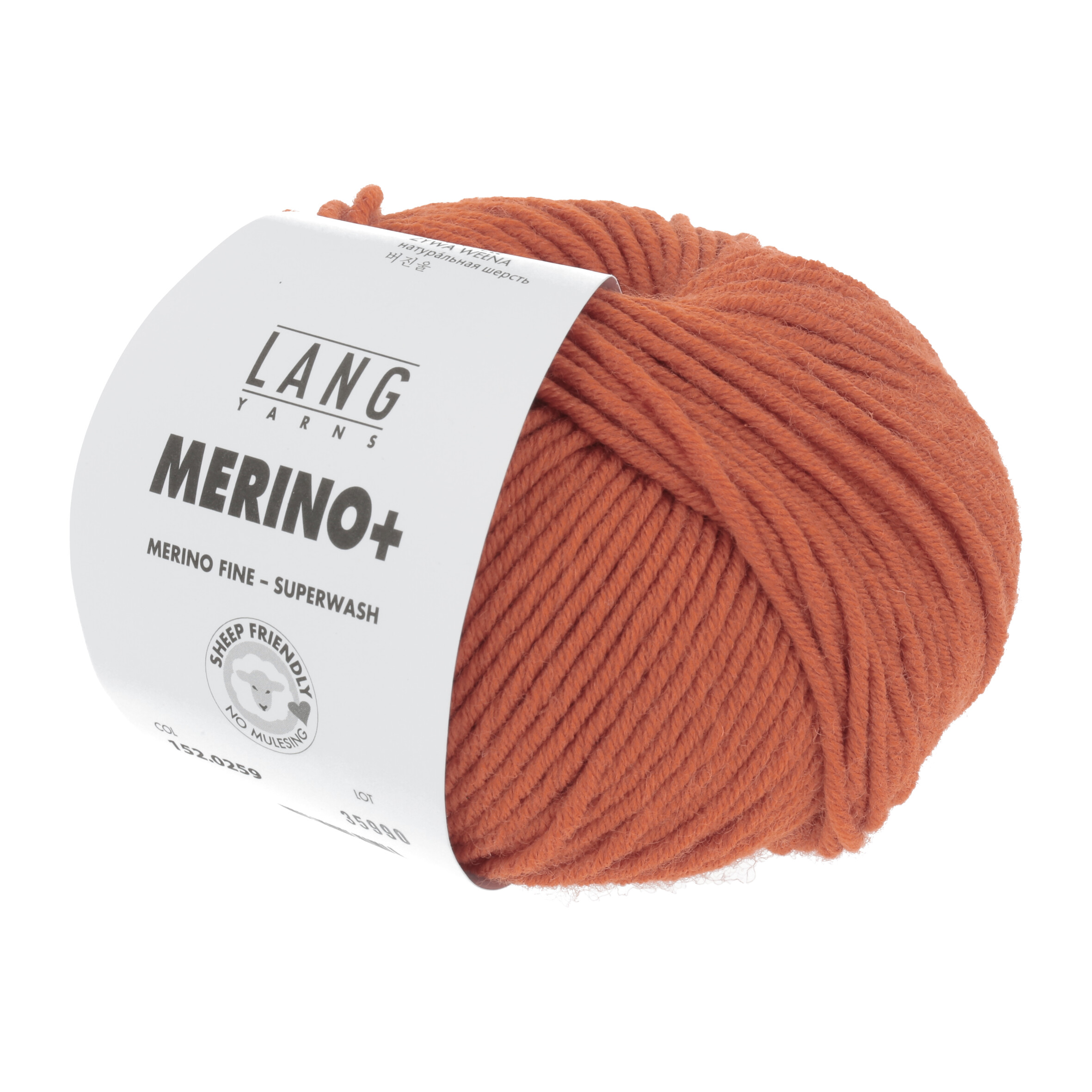 LANG MERINO + 50GR 0259 ORANGE LANG MERINO + 50GR 0259 ORANGE