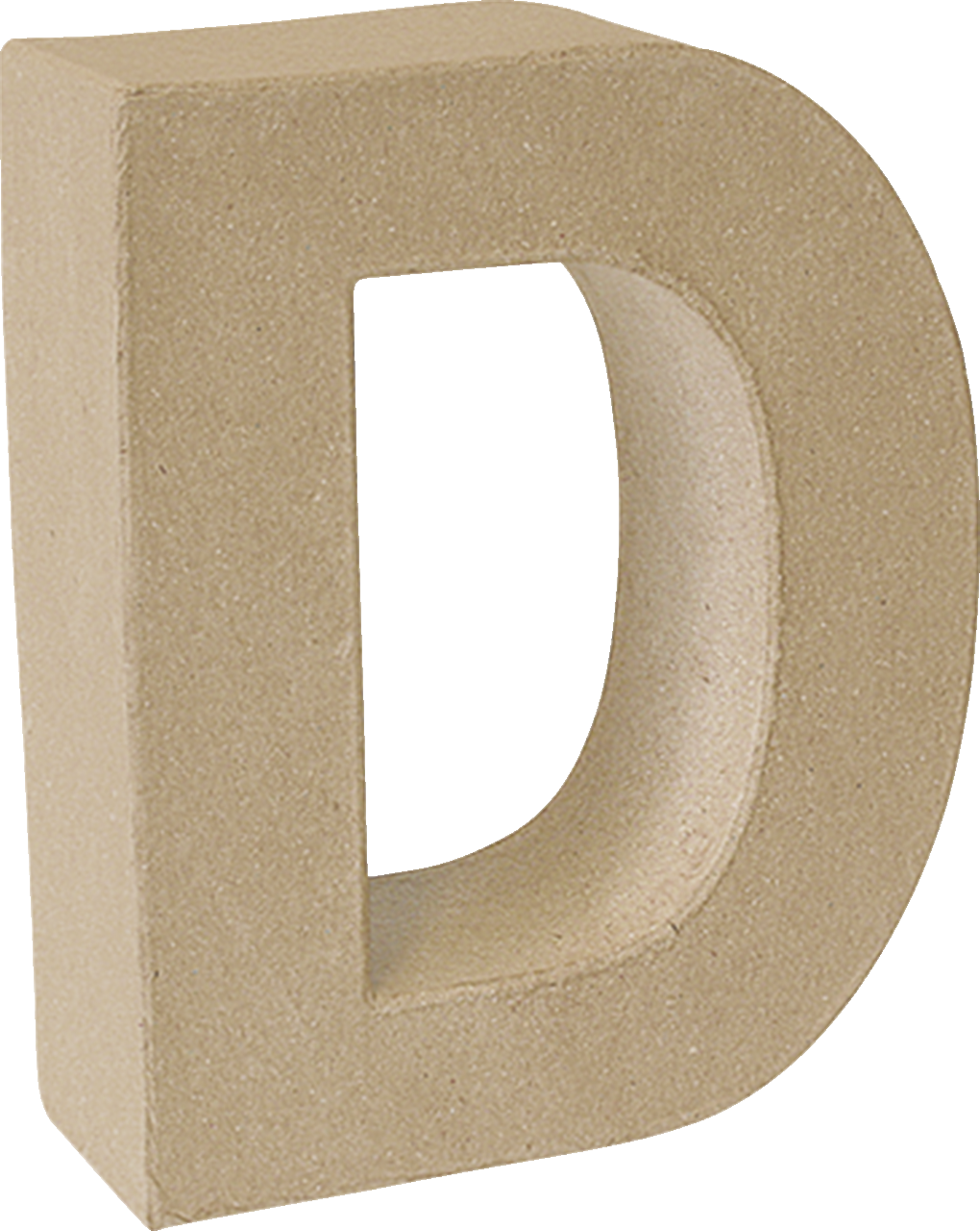 LETTERA DI CARTONE "D" 3D 14,4X17,5X5,5CM
