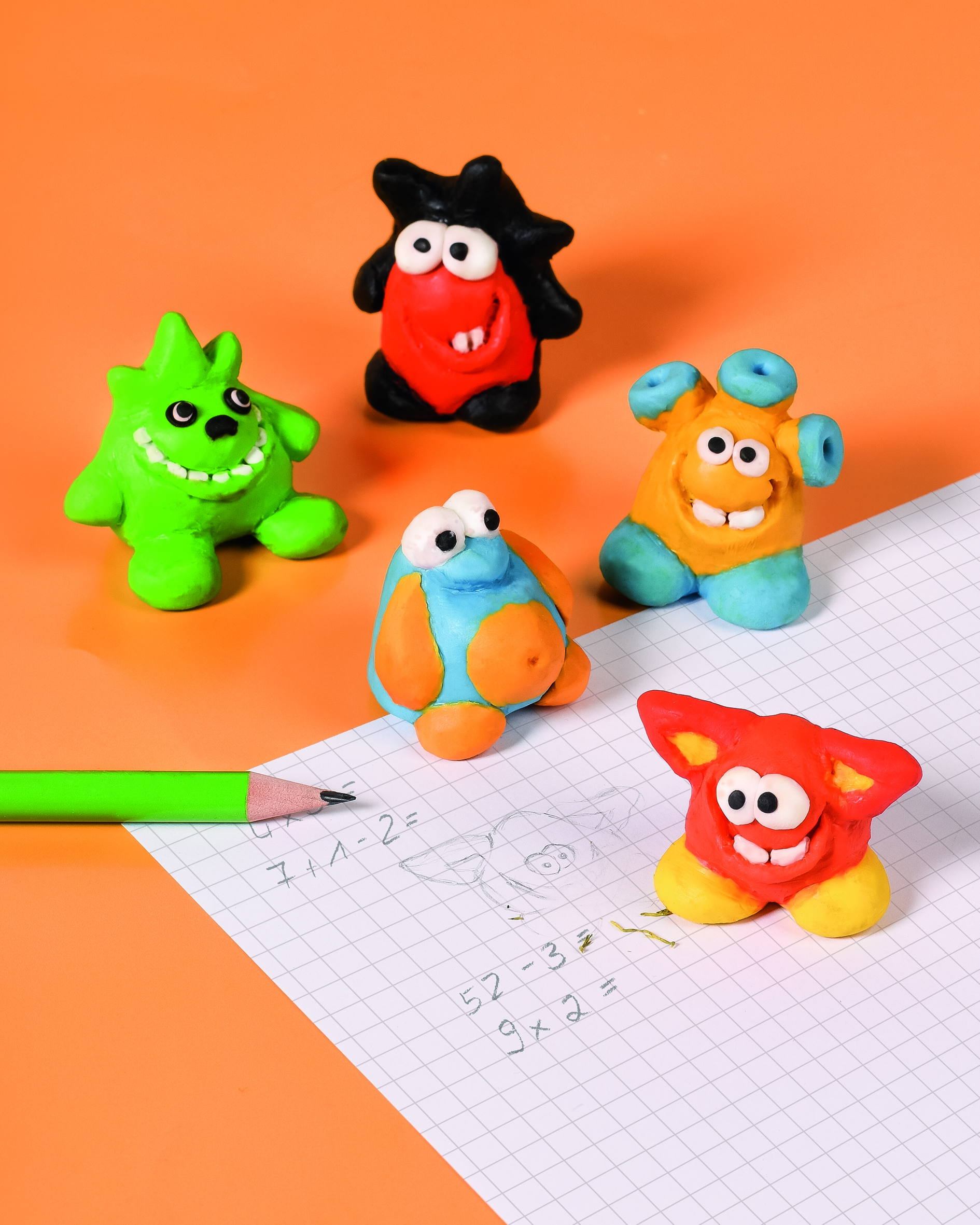 KNETEN &RADIEREN SET MONSTER KNETEN &RADIEREN SET MONSTER