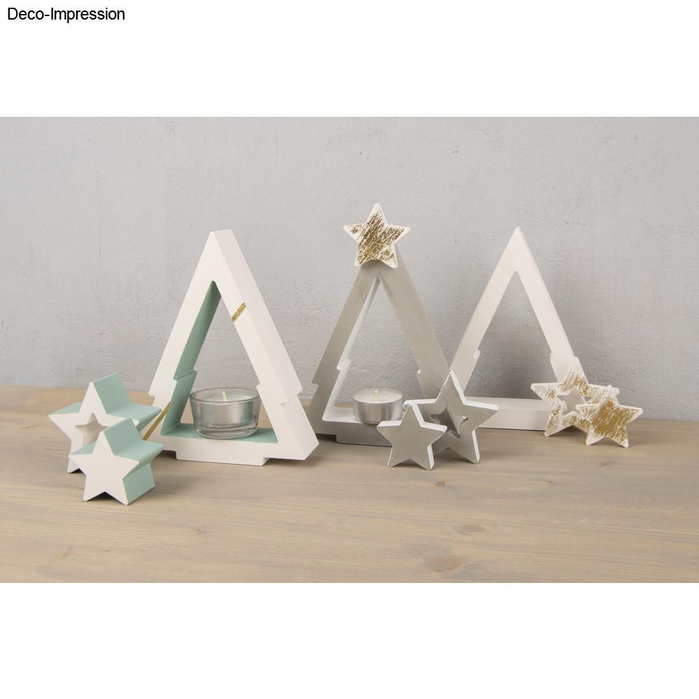 SILIKON GIEßFORM TEELICHTBAUM UND STERNE  