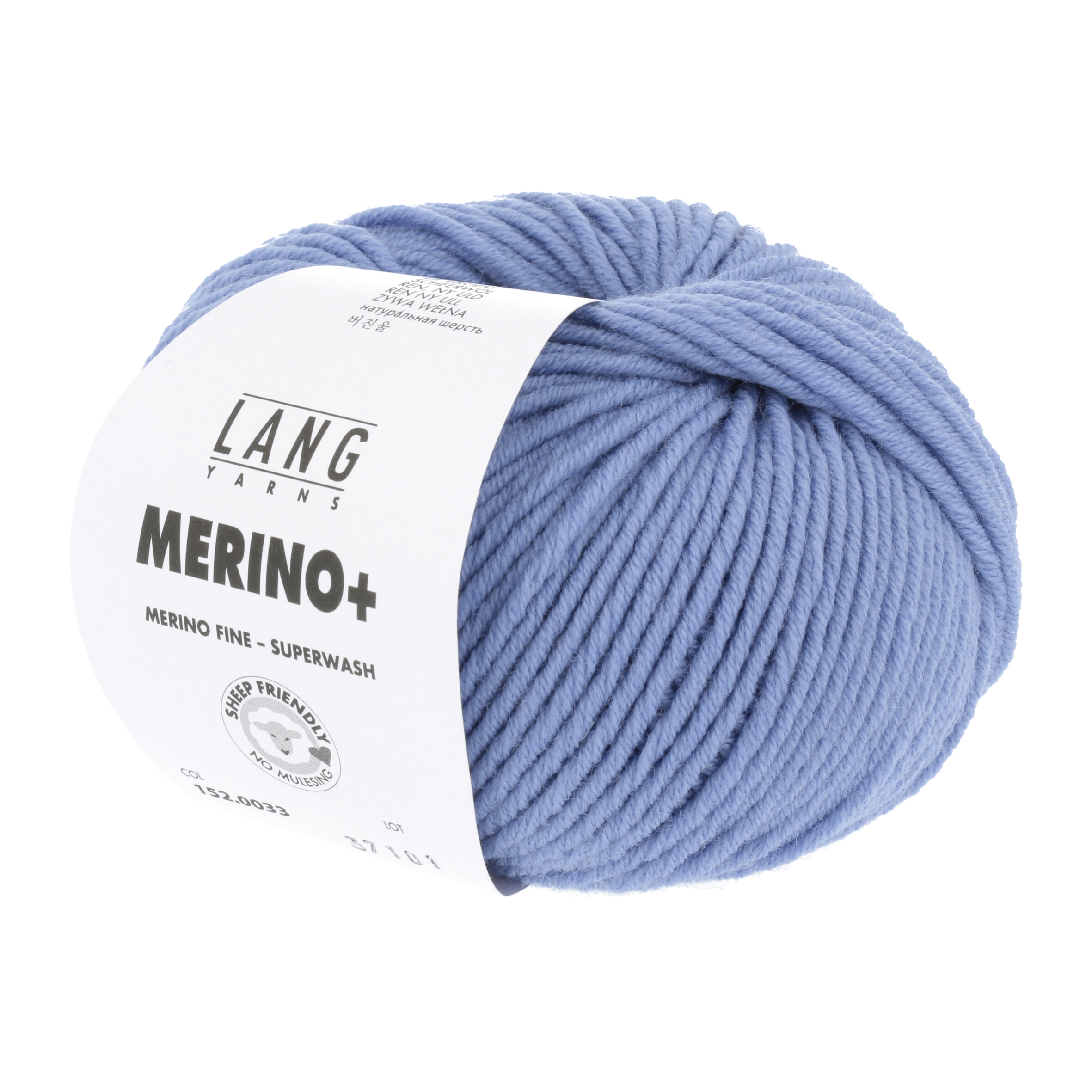 LANG MERINO + 50GR 0033 MITTELBLAU