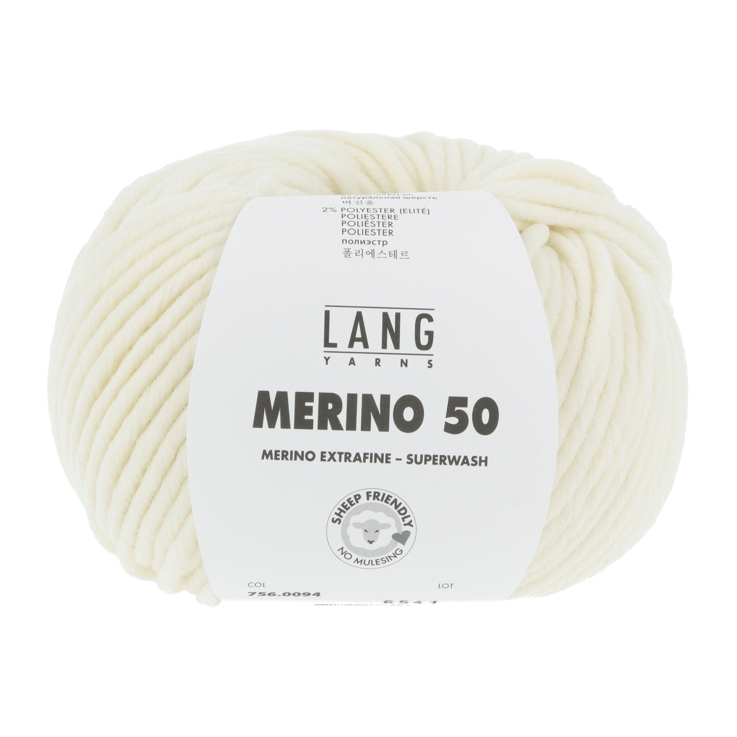 LANG MERINO 50 100GR 0094 NATUR