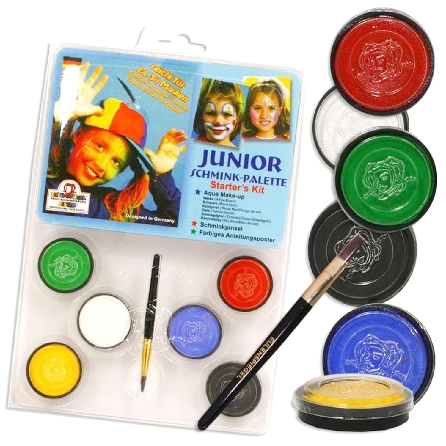 JUNIOR SCHMINK PALETTE 6FARBEN