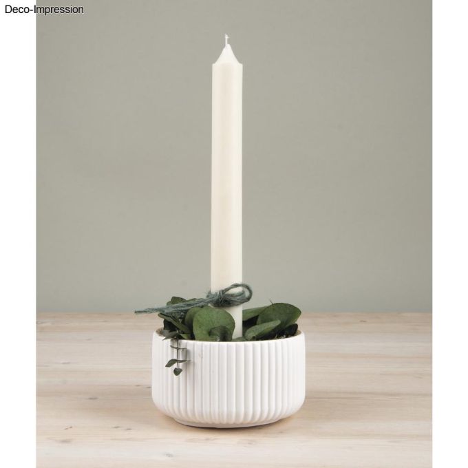 GIEßFORM SCHALE, GERIFFELT Ø 11CM H: 6,5CM