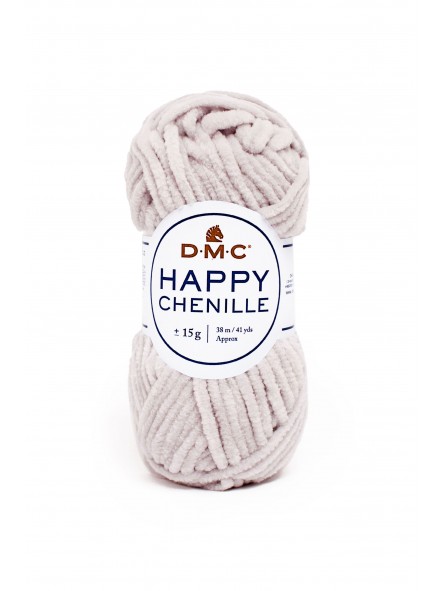 HAPPY CHENILLE D.M.C 15Gr. GRIGIO CHIARO