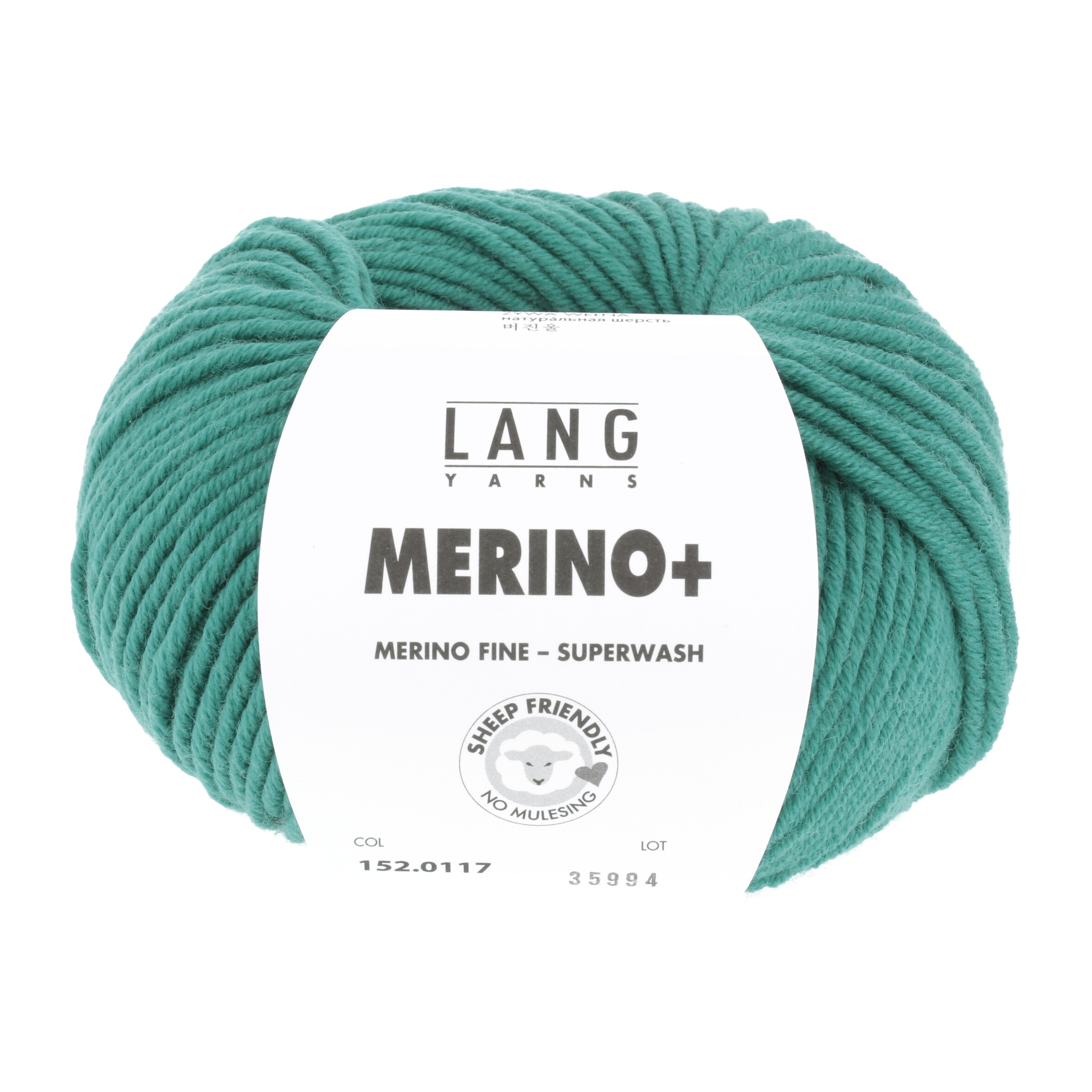 LANG MERINO + 50GR 0117  GRÜN