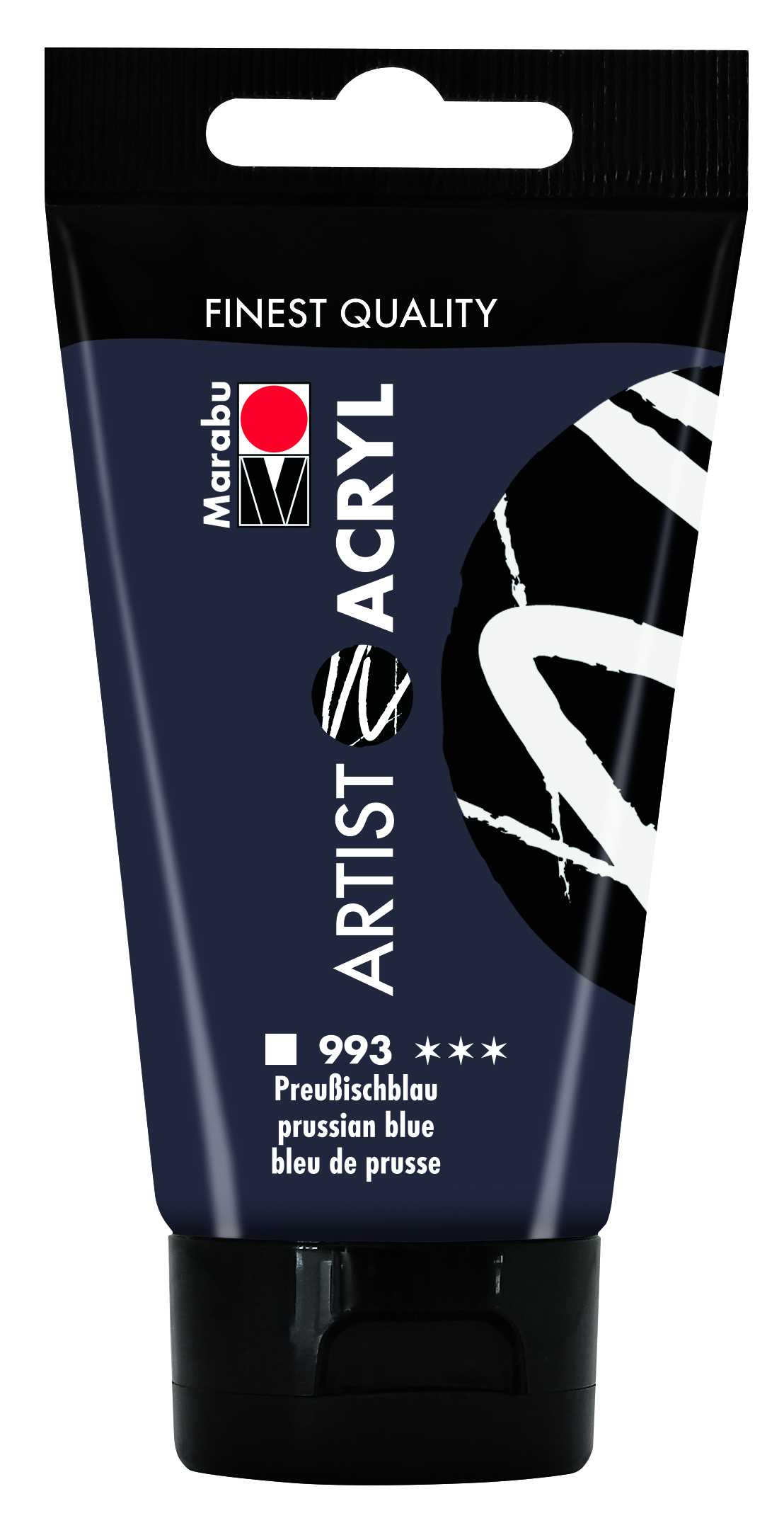 MARABU ARTIST ACRYL 993 PREUßISCHBLAU 75ML