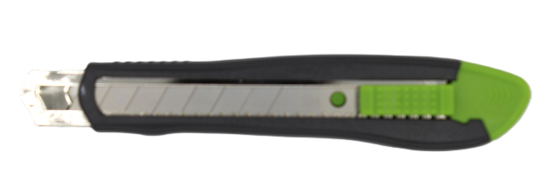 CUTTER (FOURNIERMESSER) KUNSTSTOFF MIT EISENFÜHRUNG UND 18MM KLINGE