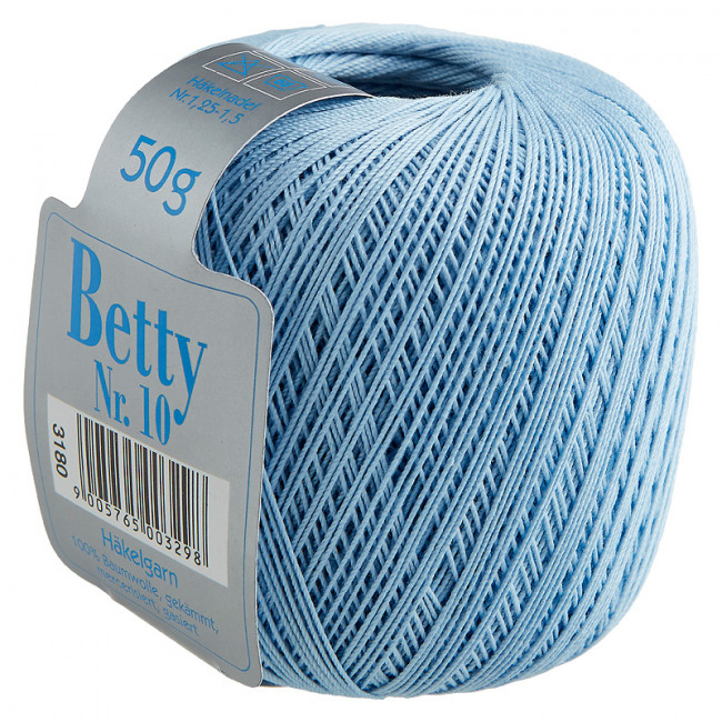 BETTY FILATO ALL`UNCINETTO NR. 10 50GR AZZURRO