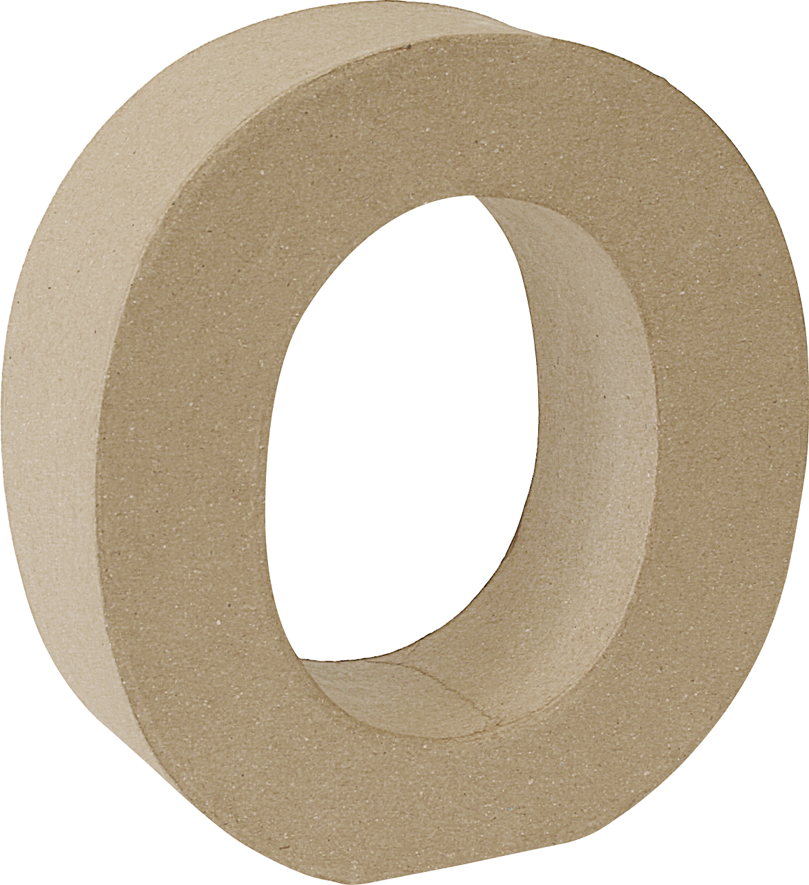 PAPP- BUCHSTABE "O" 3D 17x17,5x5,5CM