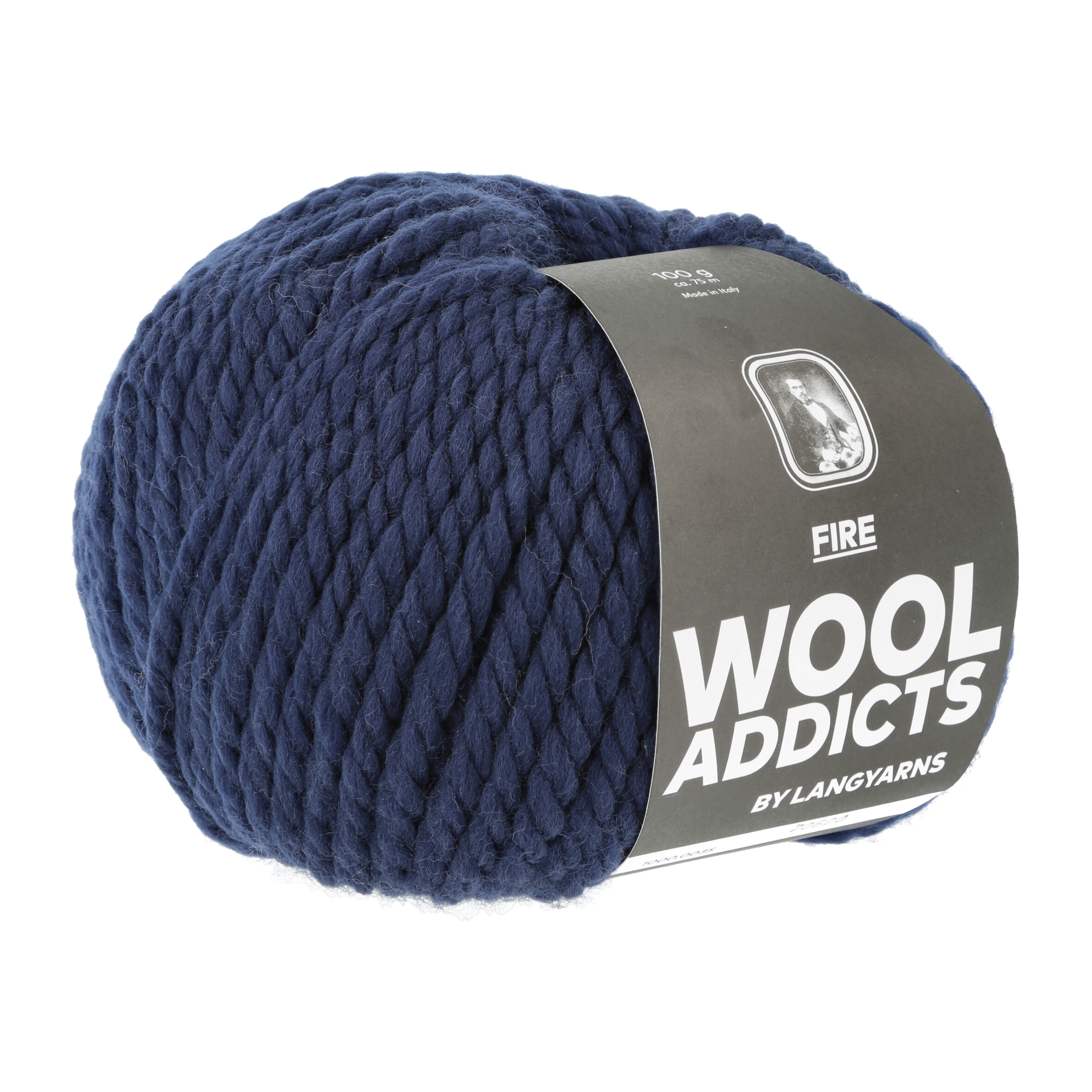 WOOL ADDICT FIRE 0035 100GR BLAU WOOL ADDICT FIRE 0035 100GR BLAU
