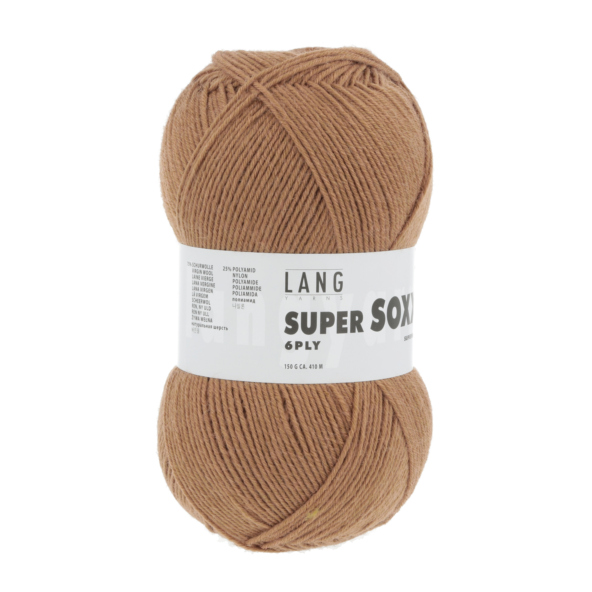 LANG SUPER SOXX 6PLY 0039 MARRONE CHIARO 150GR 