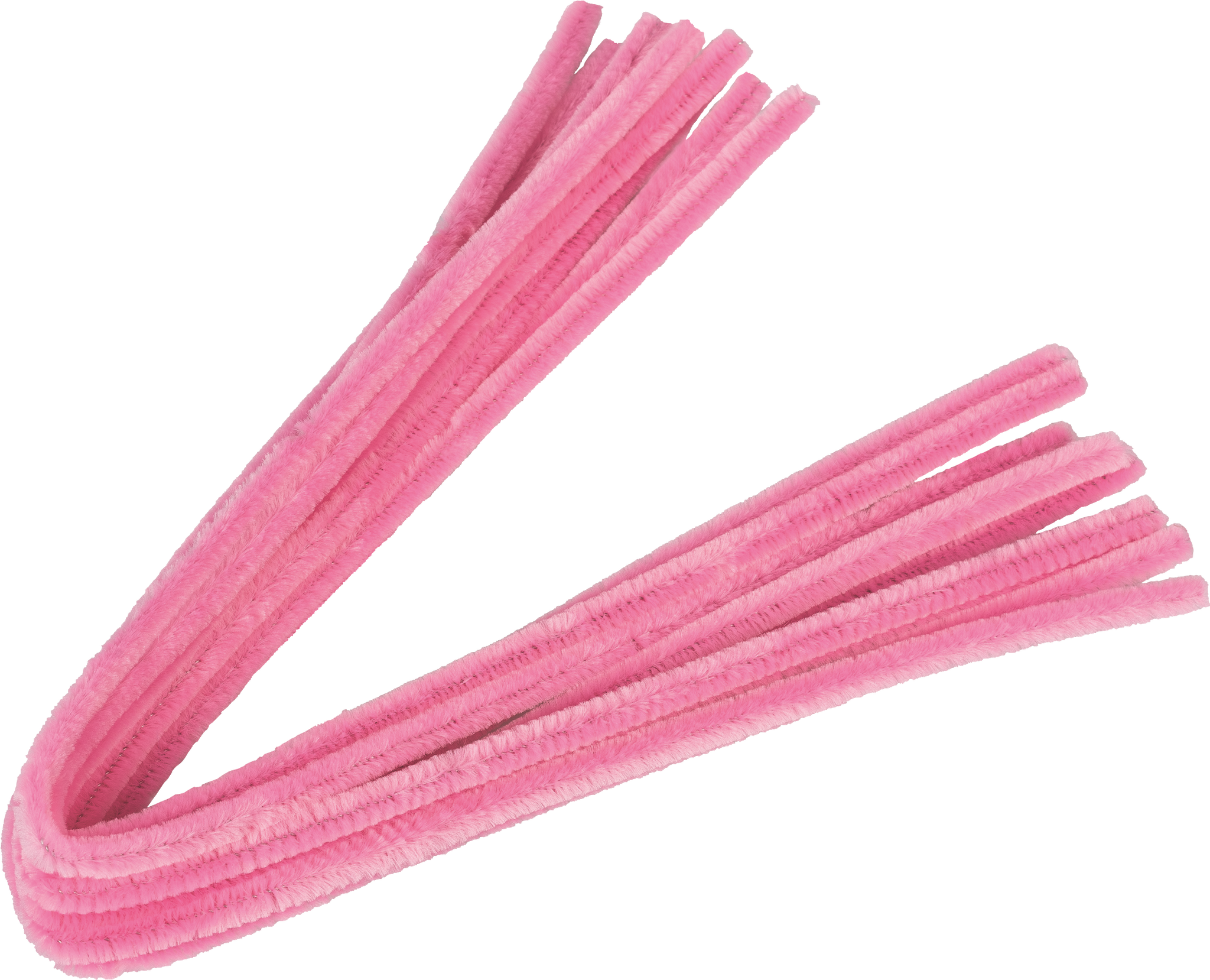 CHENILLEDRAHT 50CM Ø 8CM ROSA