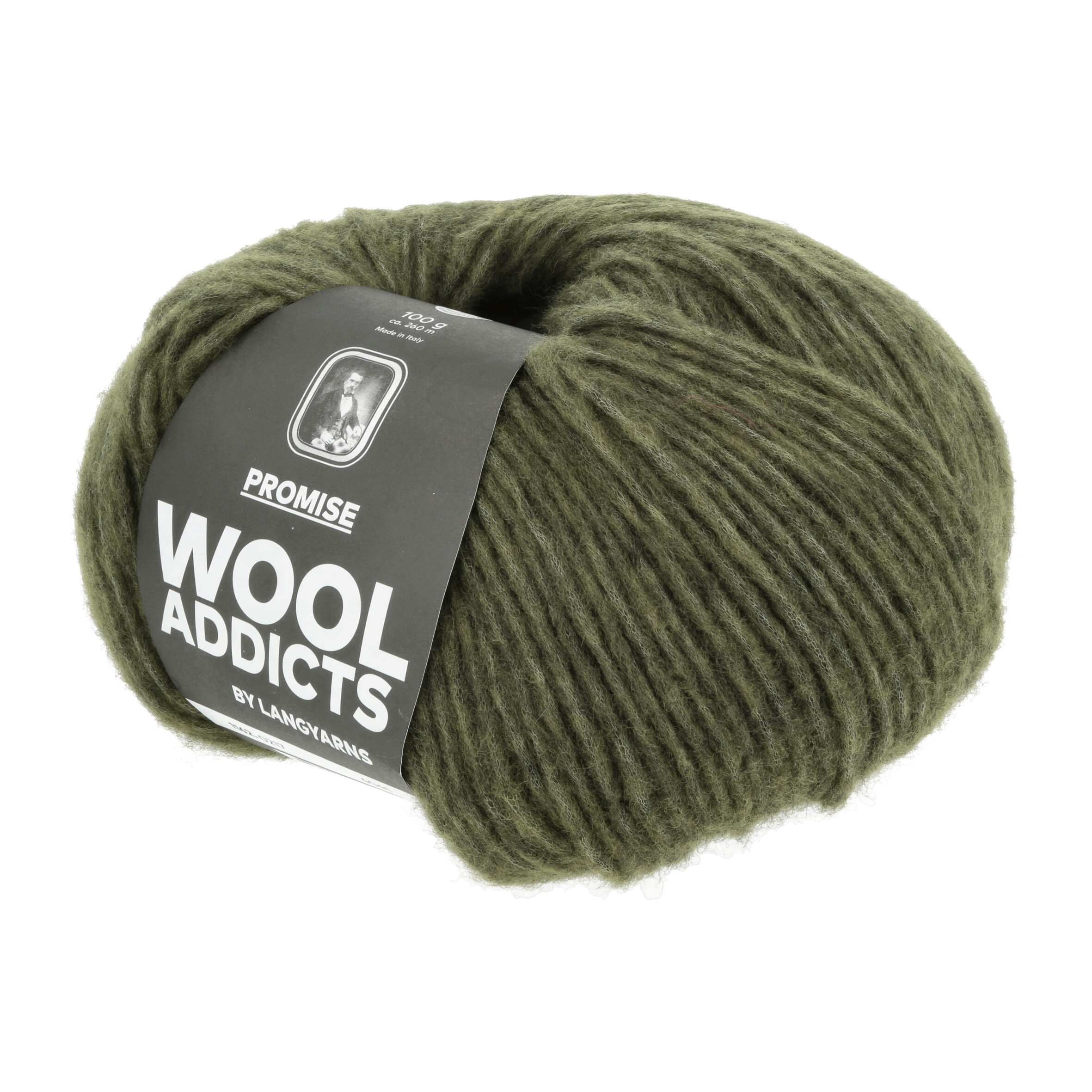 LANG WOOL ADDICTS PROMISE 217 OLIVGRÜN 100GR