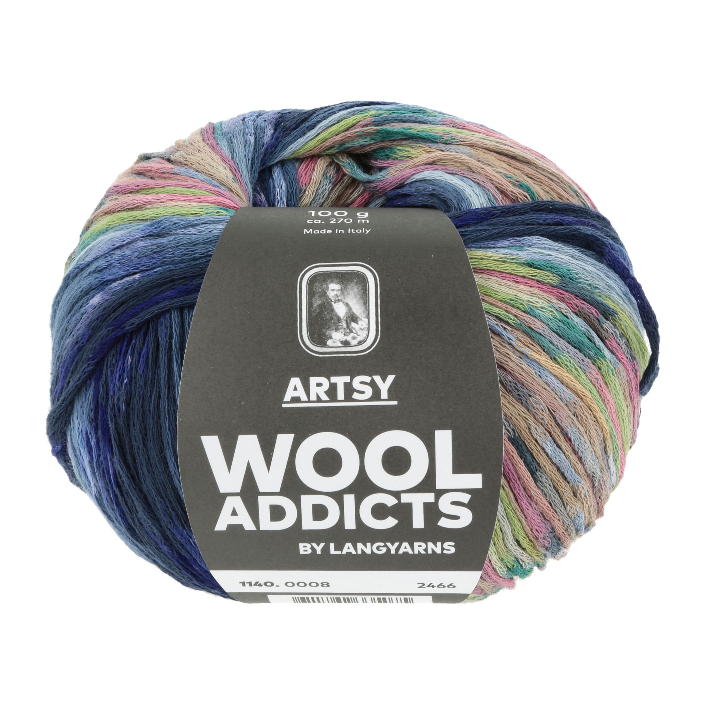 WOOL ADDICTS ARTSY 100GR. BUNT 0008