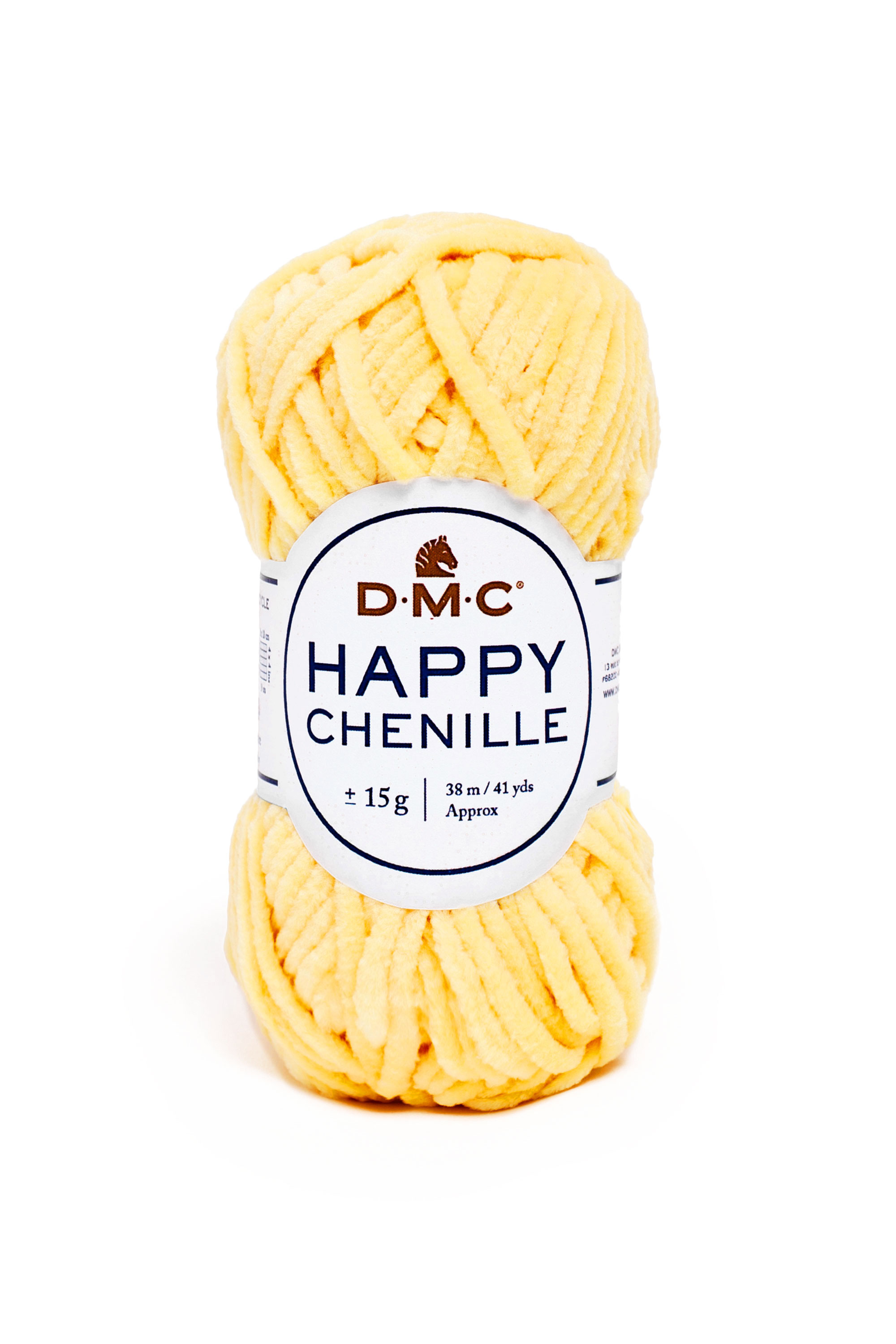 HAPPY CHENILLE D.M.C 15Gr. GIALLO CHIARO