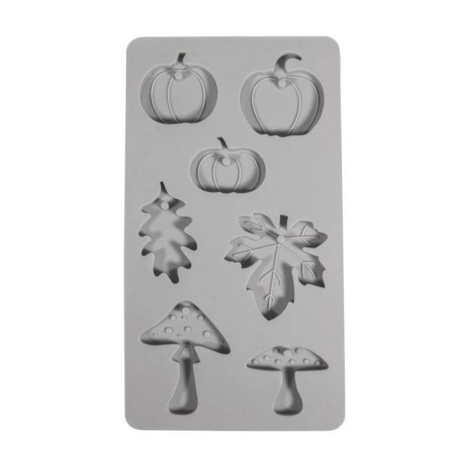 GIEßFORM KÜRBIS + PILZ + BLATT