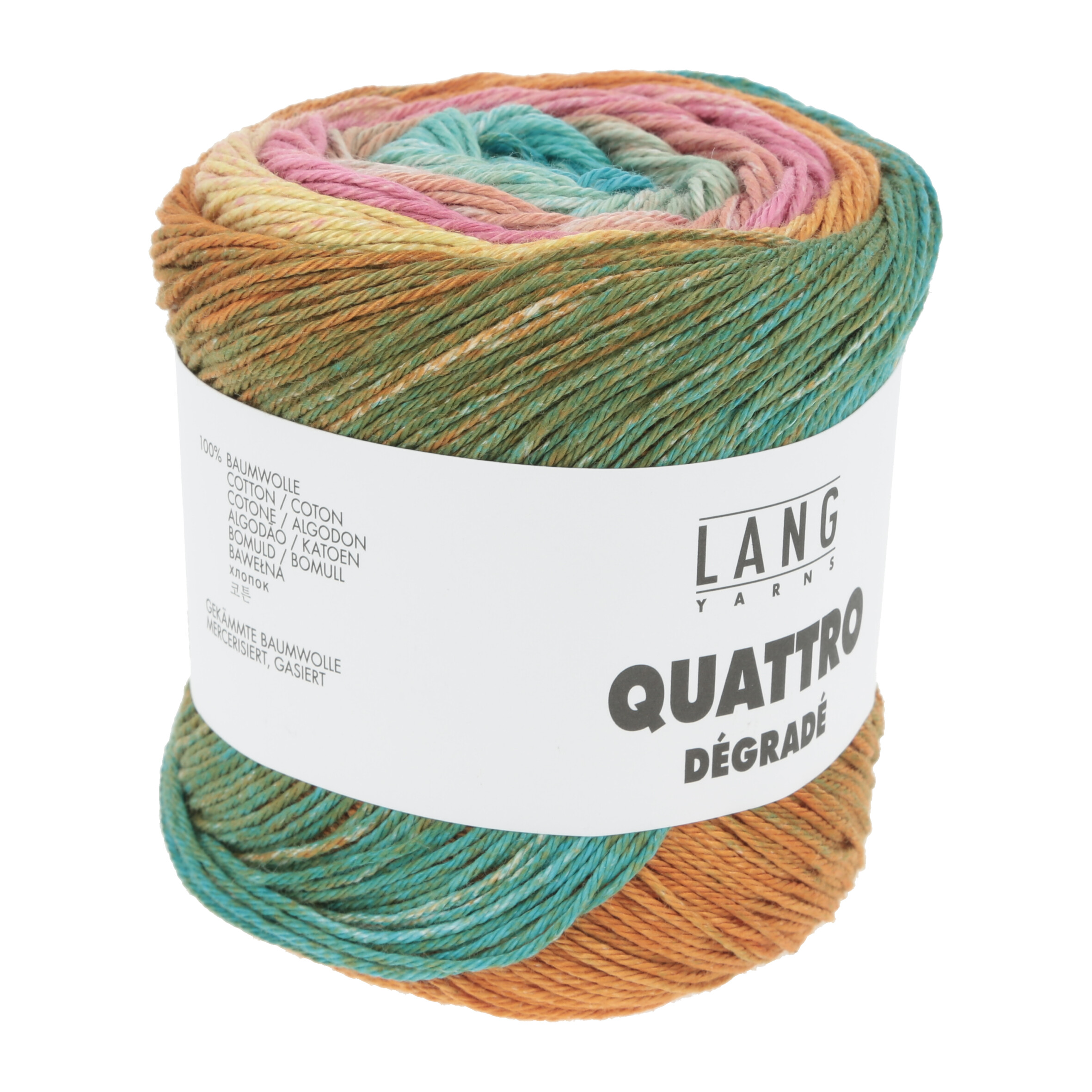 LANG QUATTRO DEGRADÈ 100GR REGENBOGENFARBEN