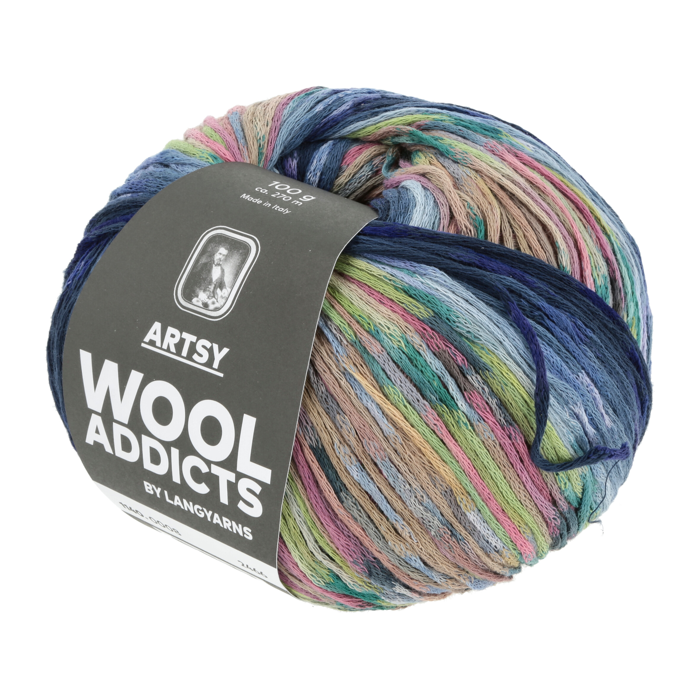 WOOL ADDICTS ARTSY 100GR. BUNT 0008 WOOL ADDICTS ARTSY 100GR. BUNT 0008