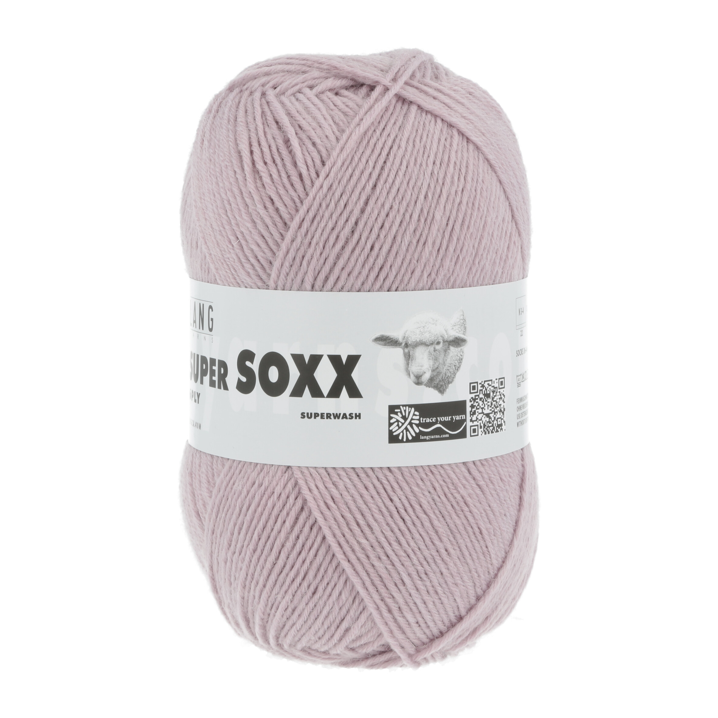 LANG SUPER SOXX 6PLY 019 ROSA ANTICO 150GR