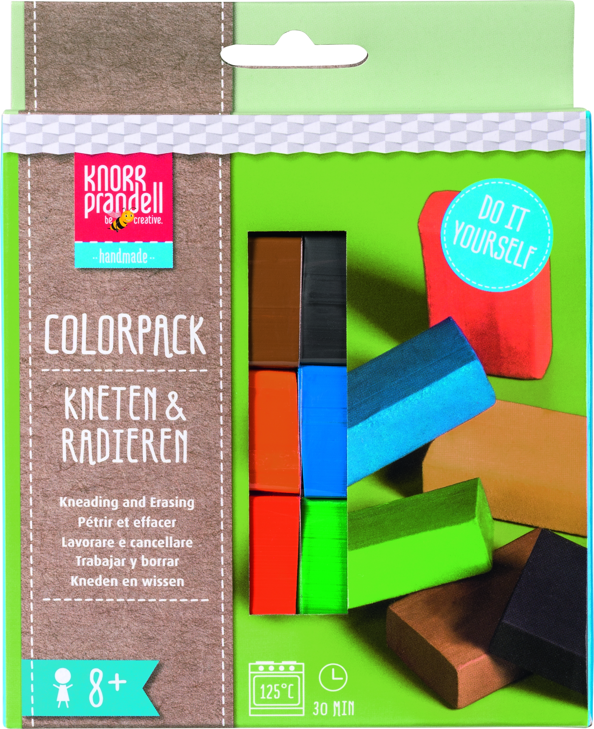 MODELLIERMASSEN- SET "COLORPACK BASIC" KNETEN & RADIEREN