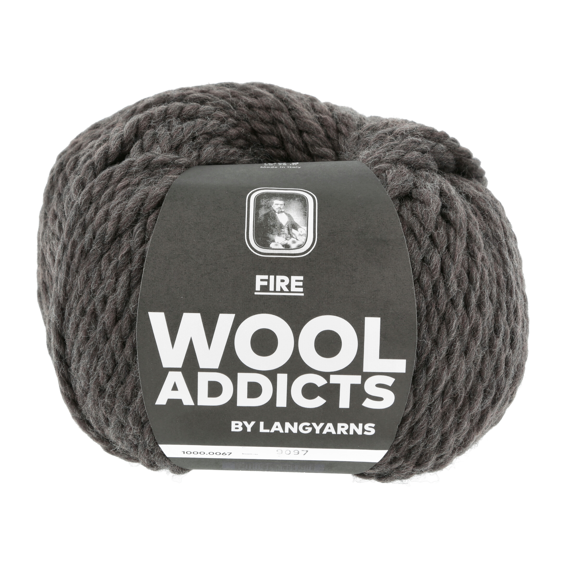 WOOL ADDICT FIRE 0067 MARRONE