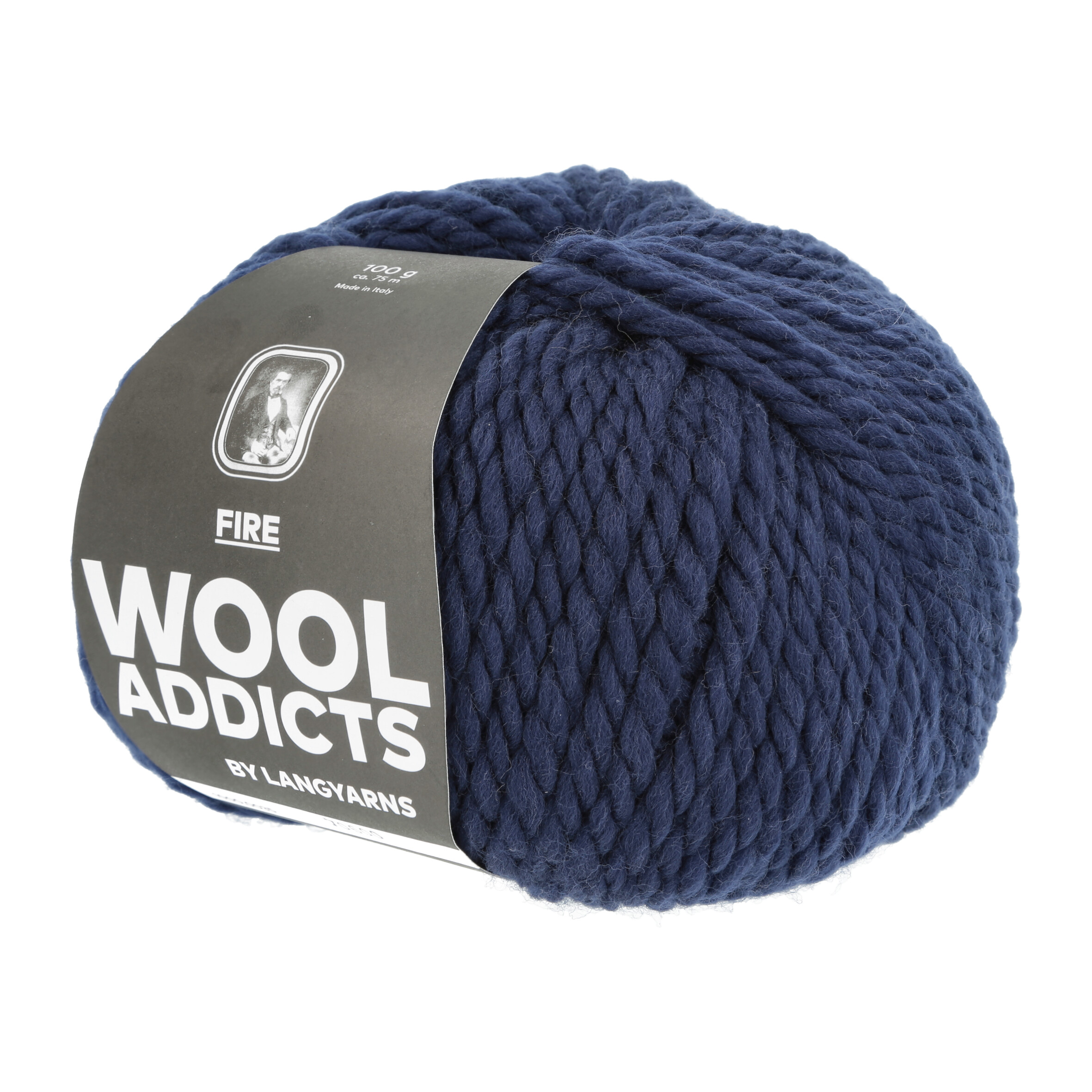 WOOL ADDICT FIRE 0035 100GR BLAU WOOL ADDICT FIRE 0035 100GR BLAU