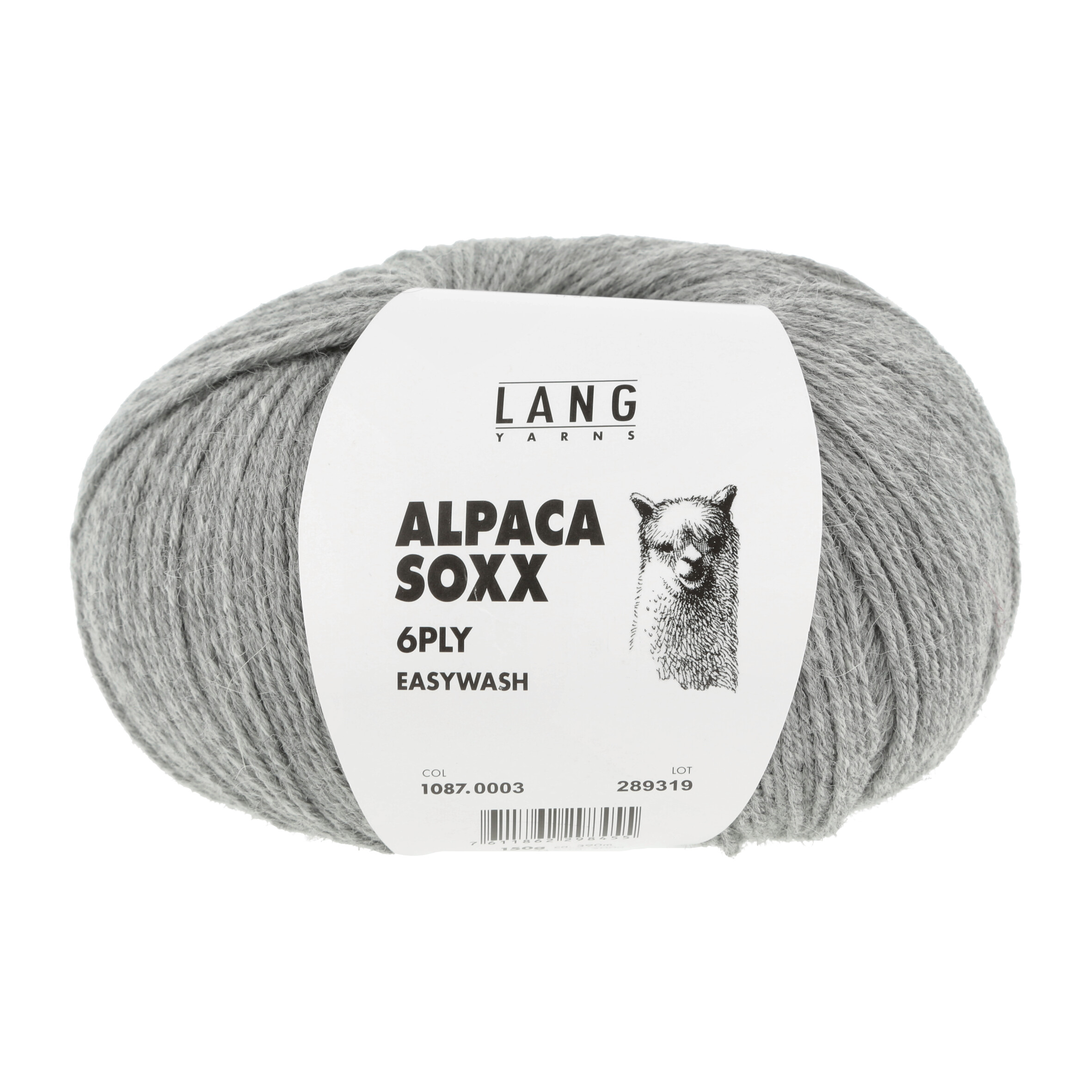 LANG ALPACA SOXX 6-FACH 150GR 0003 HELLGRAU